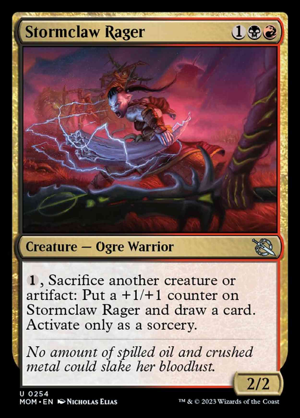 Stormclaw Rager magic card front