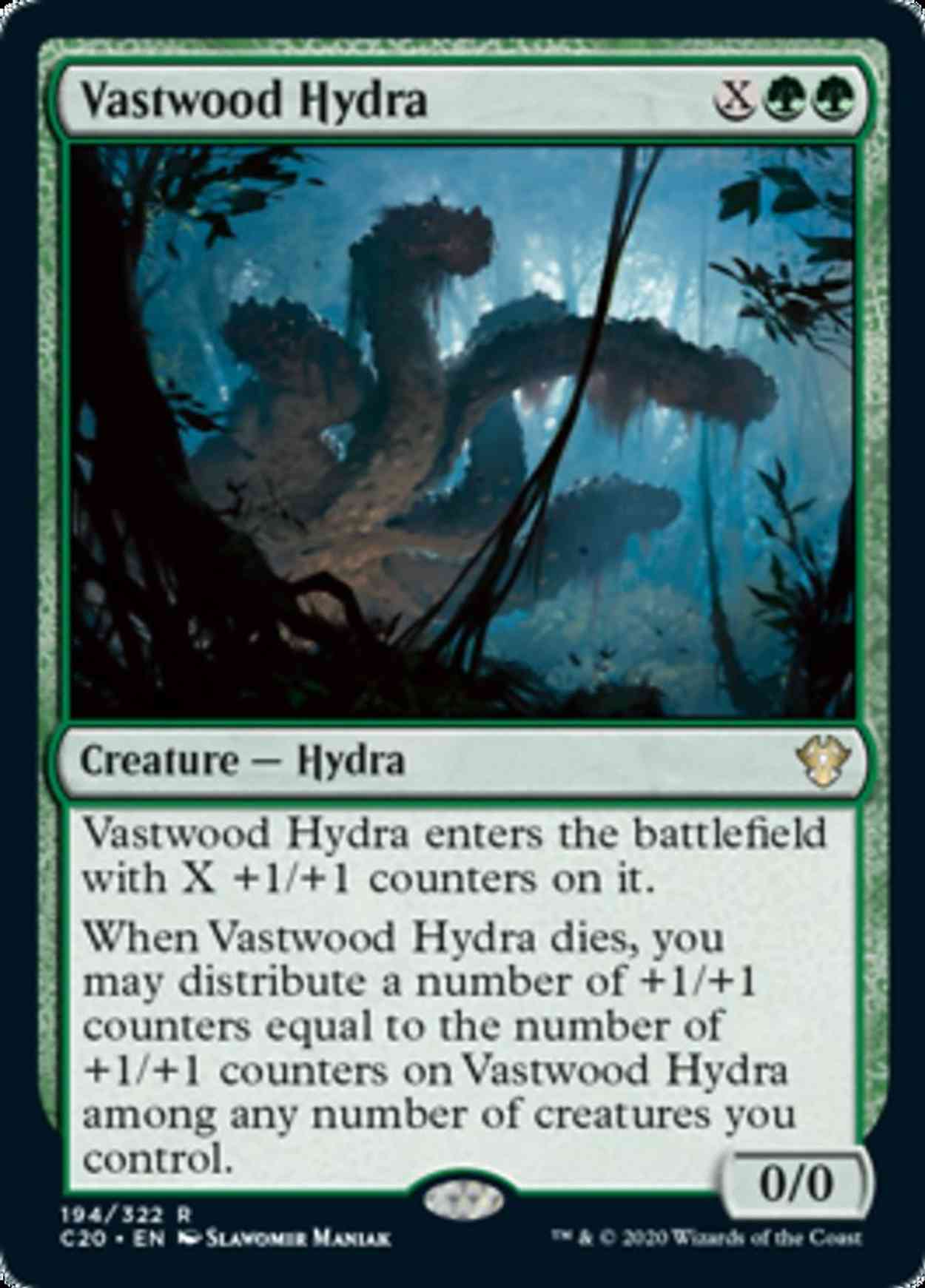 Vastwood Hydra magic card front