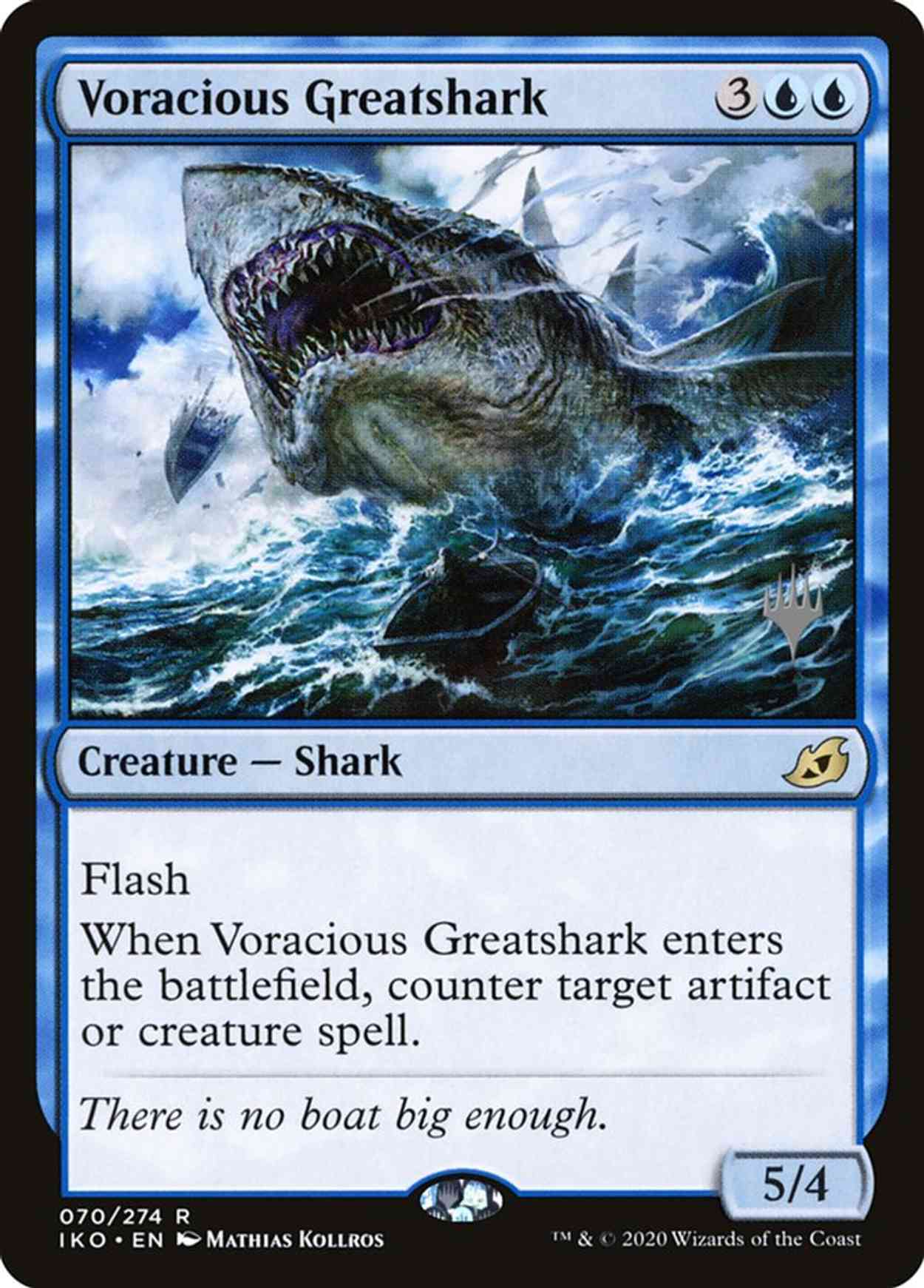 Voracious Greatshark magic card front