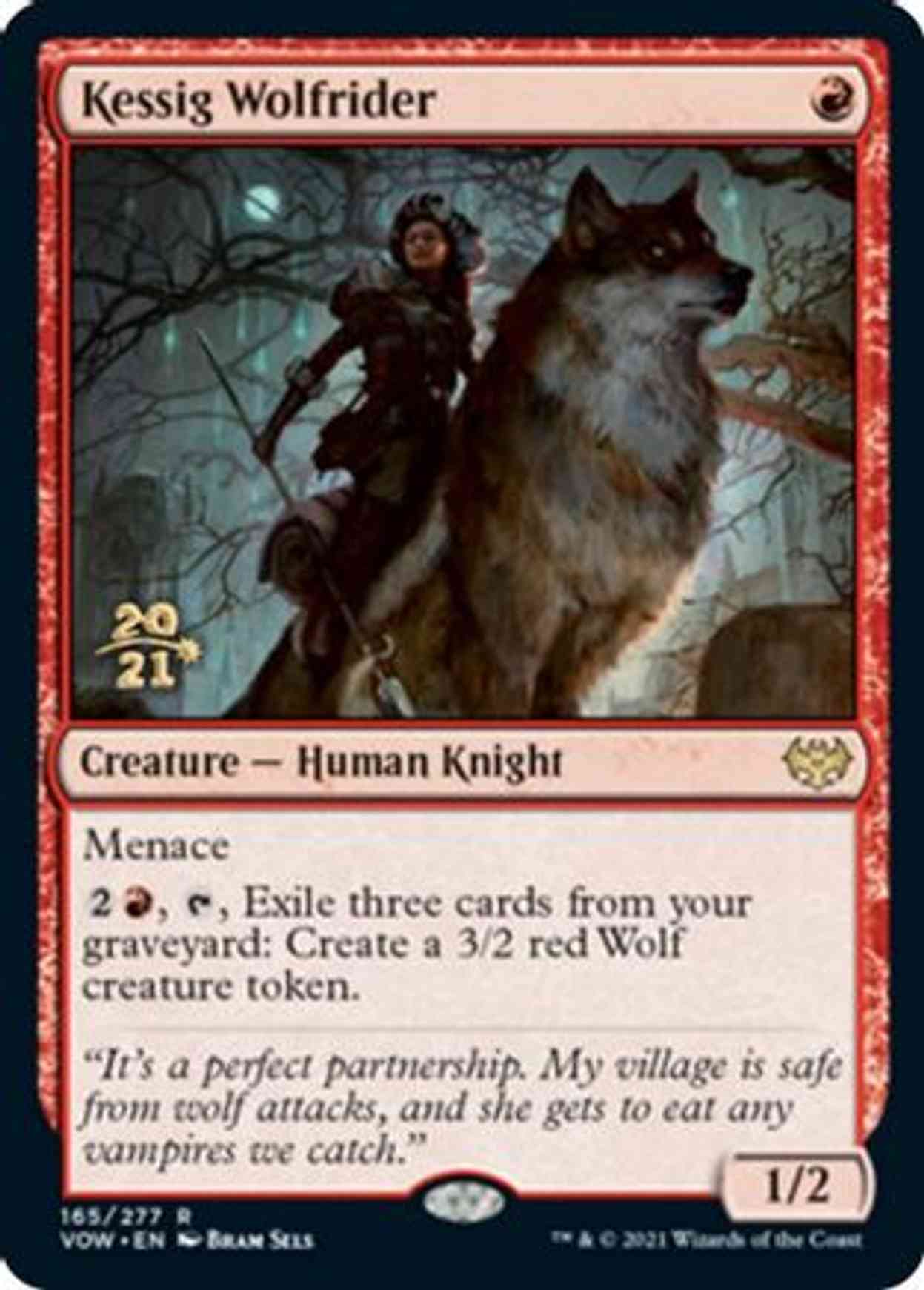 Kessig Wolfrider magic card front