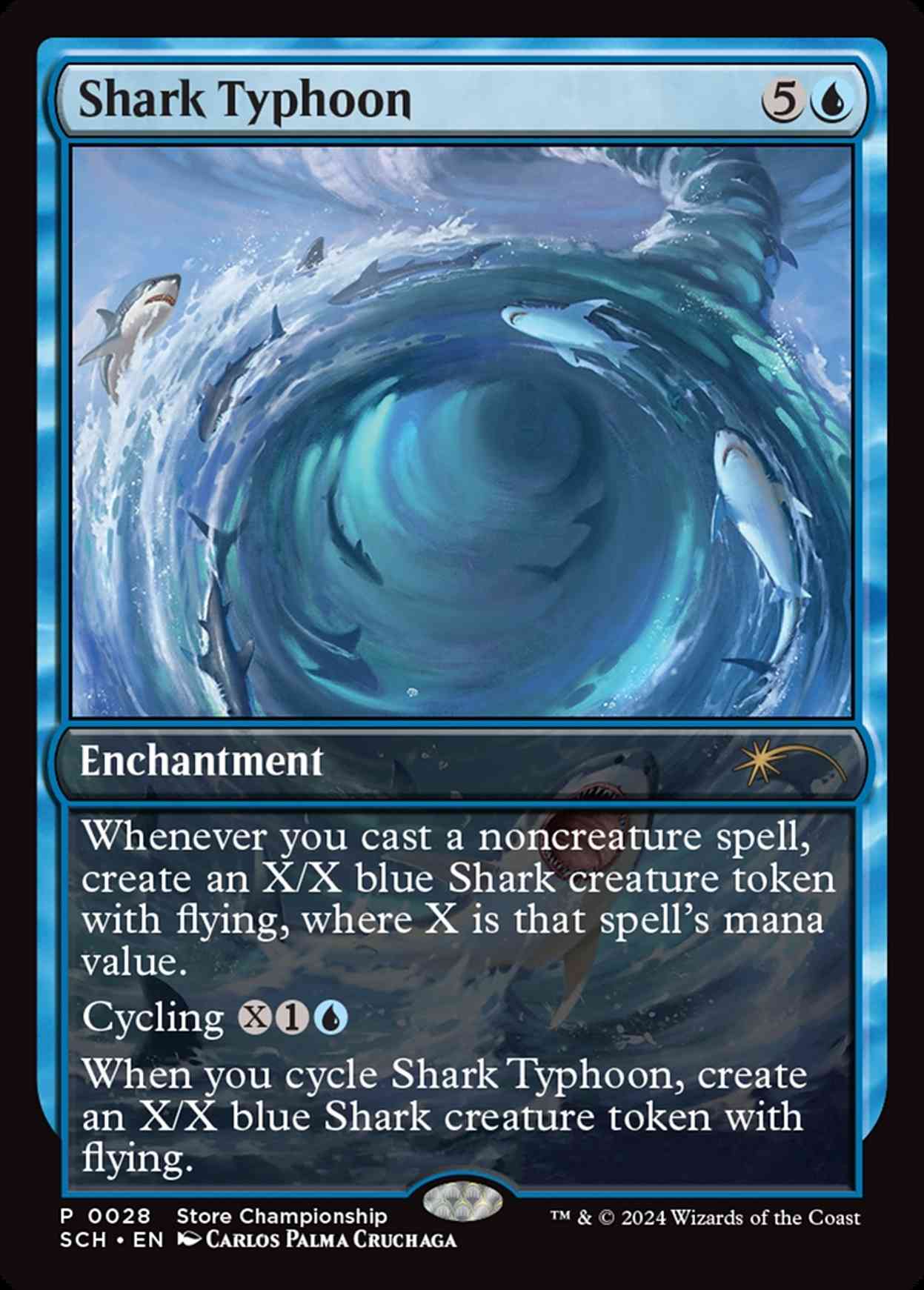 Shark Typhoon magic card front