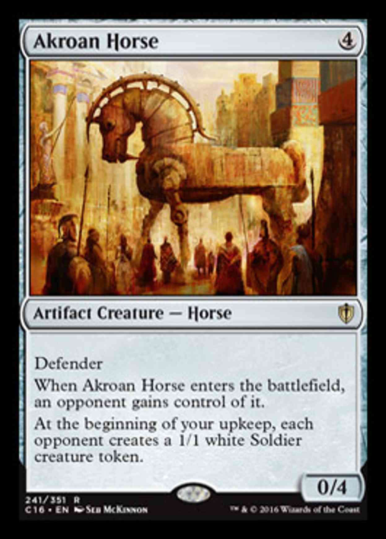 Akroan Horse magic card front