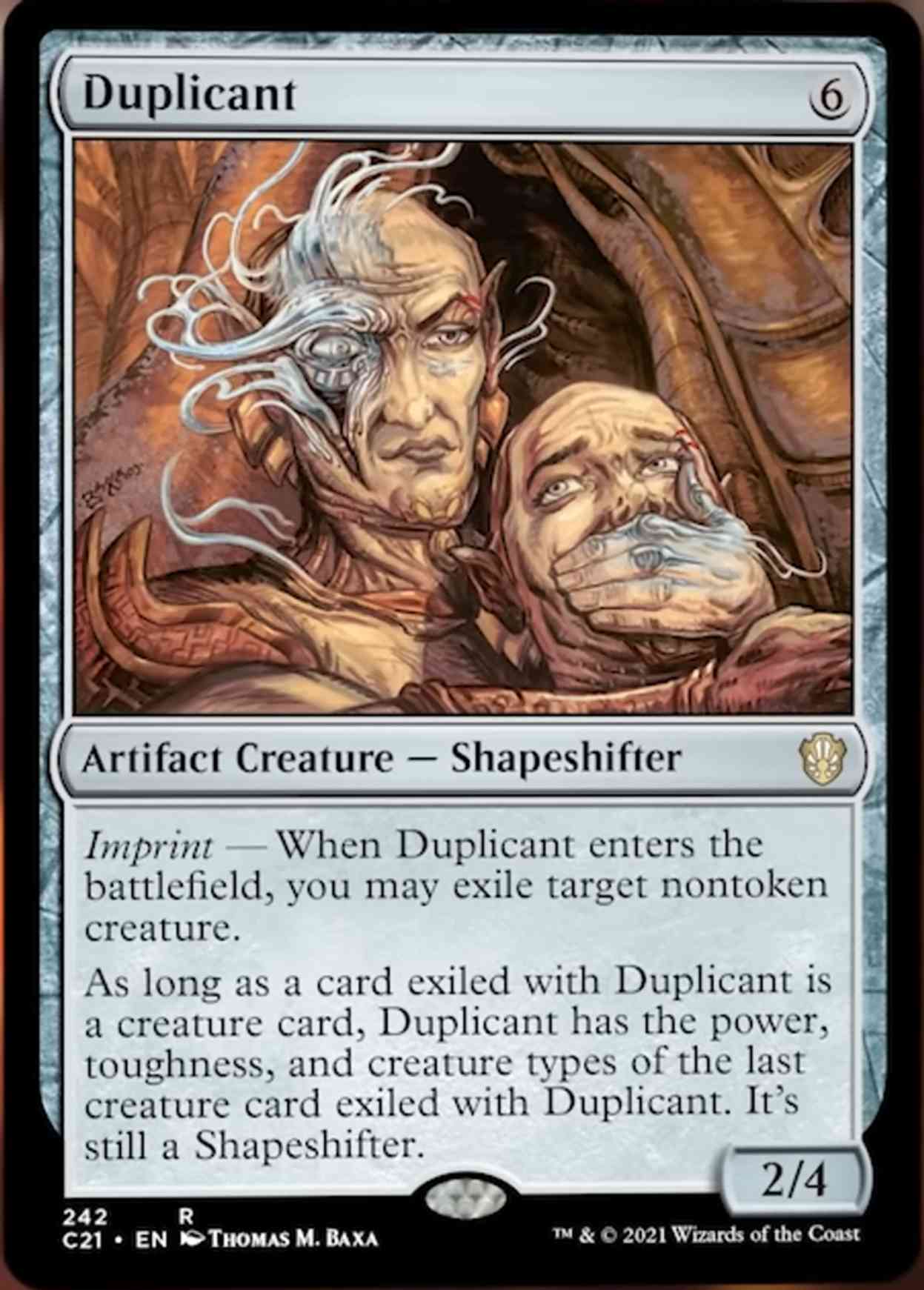 Duplicant magic card front