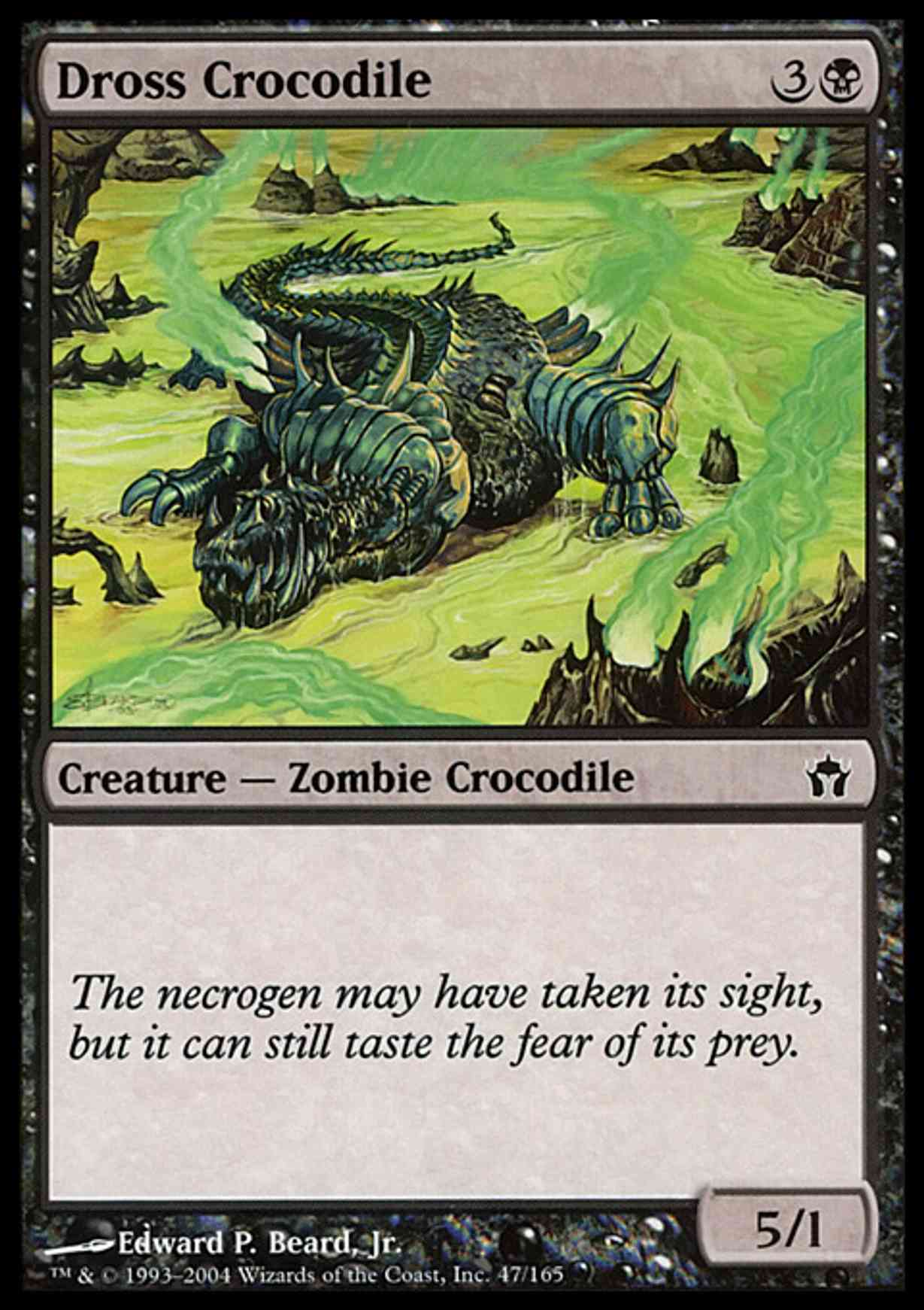 Dross Crocodile magic card front