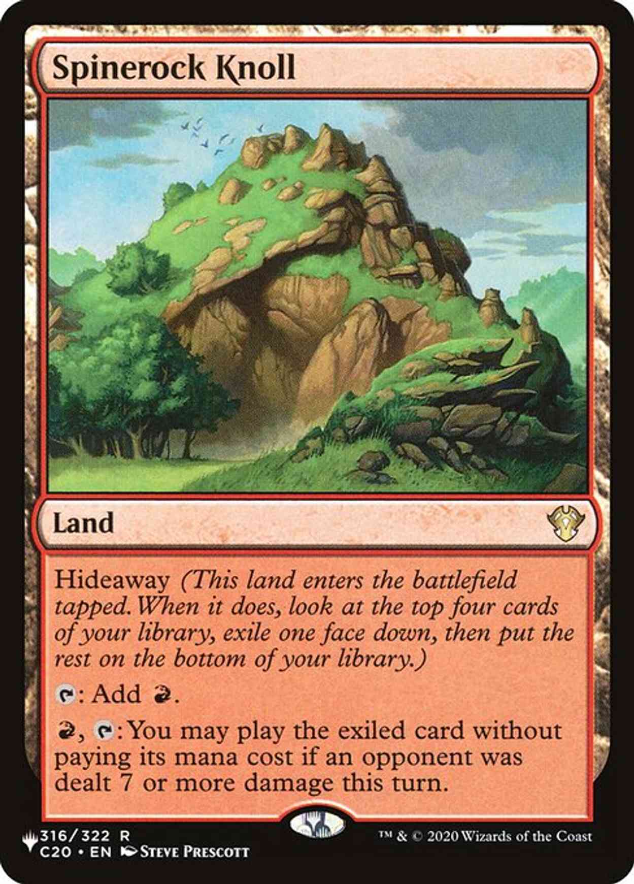 Spinerock Knoll magic card front