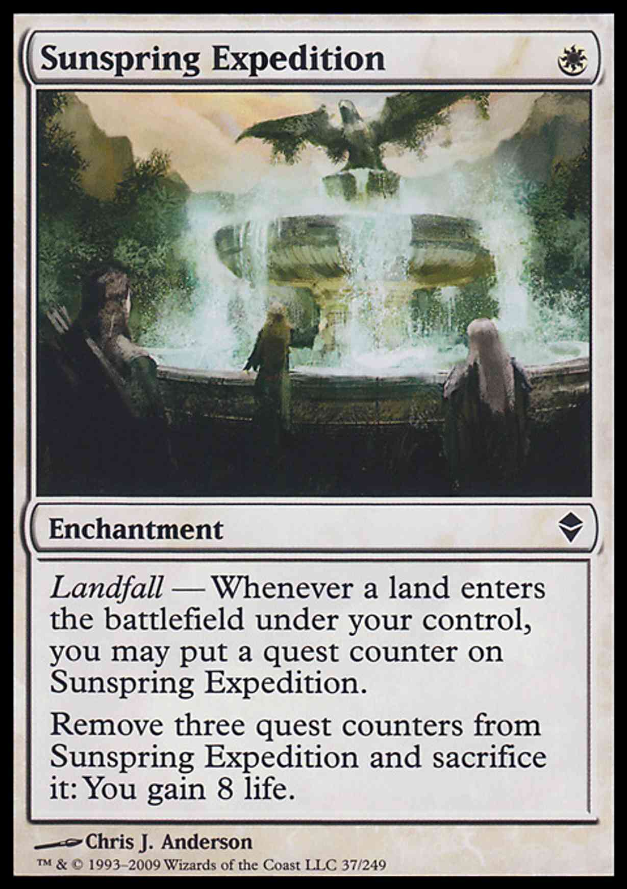 Sunspring Expedition magic card front