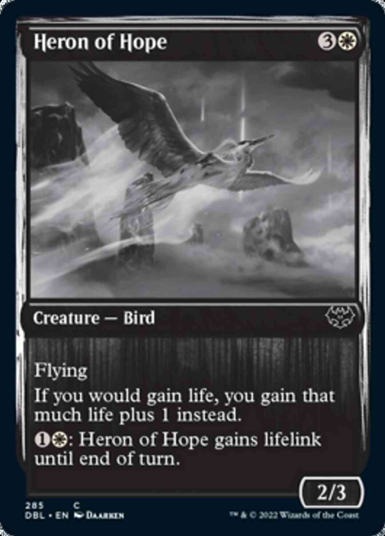 Heron of Hope magic card front