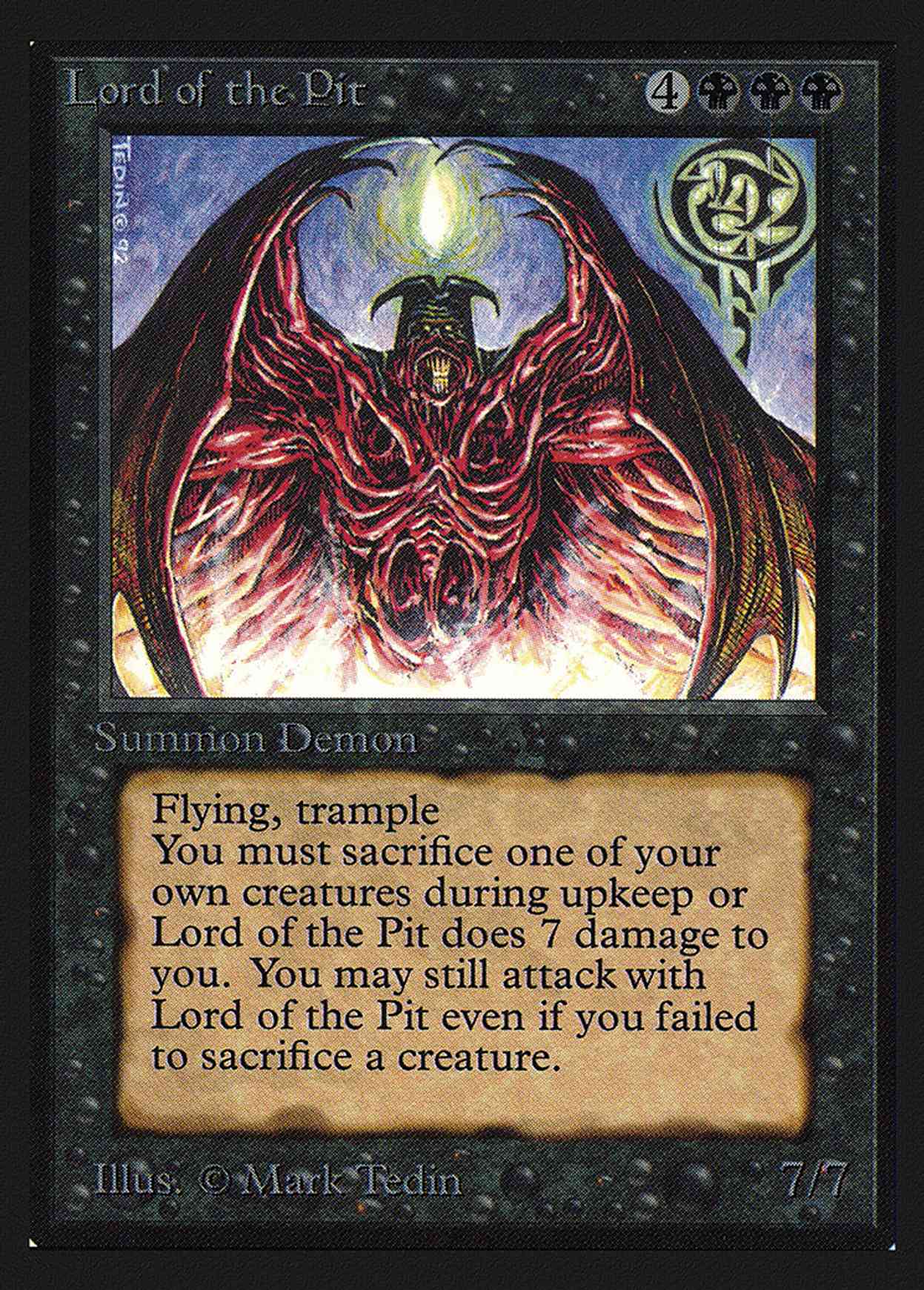 Lord of the Pit (CE) magic card front