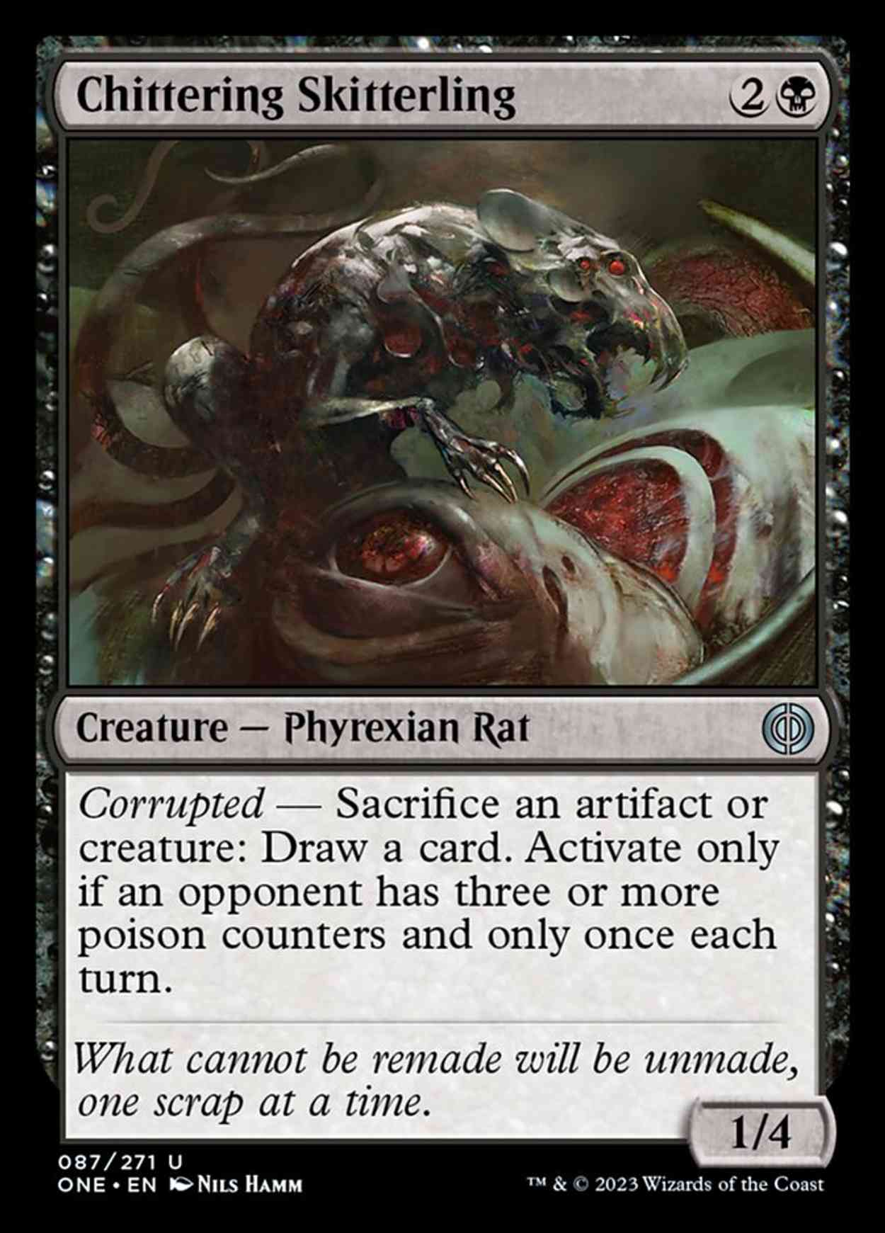 Chittering Skitterling magic card front