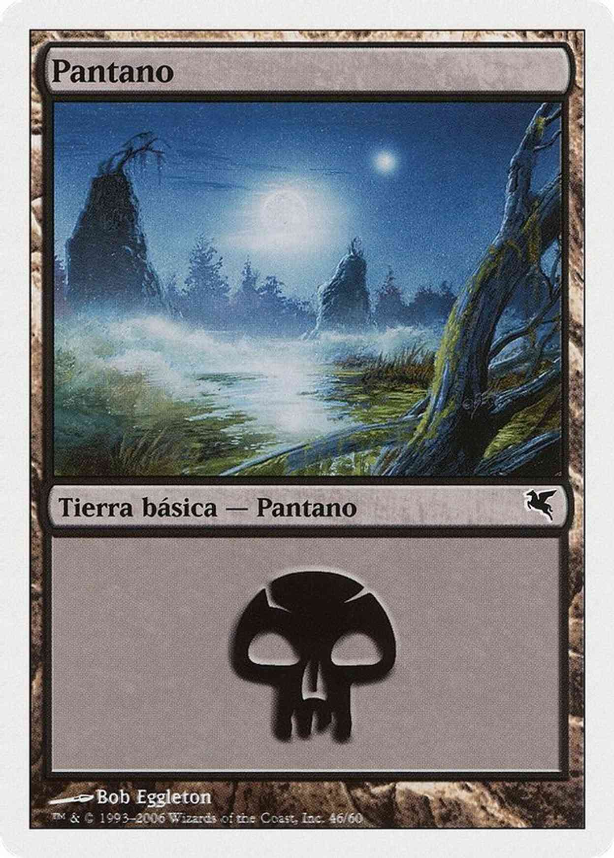 Swamp (Spanish) - "Pantano" (F46) magic card front