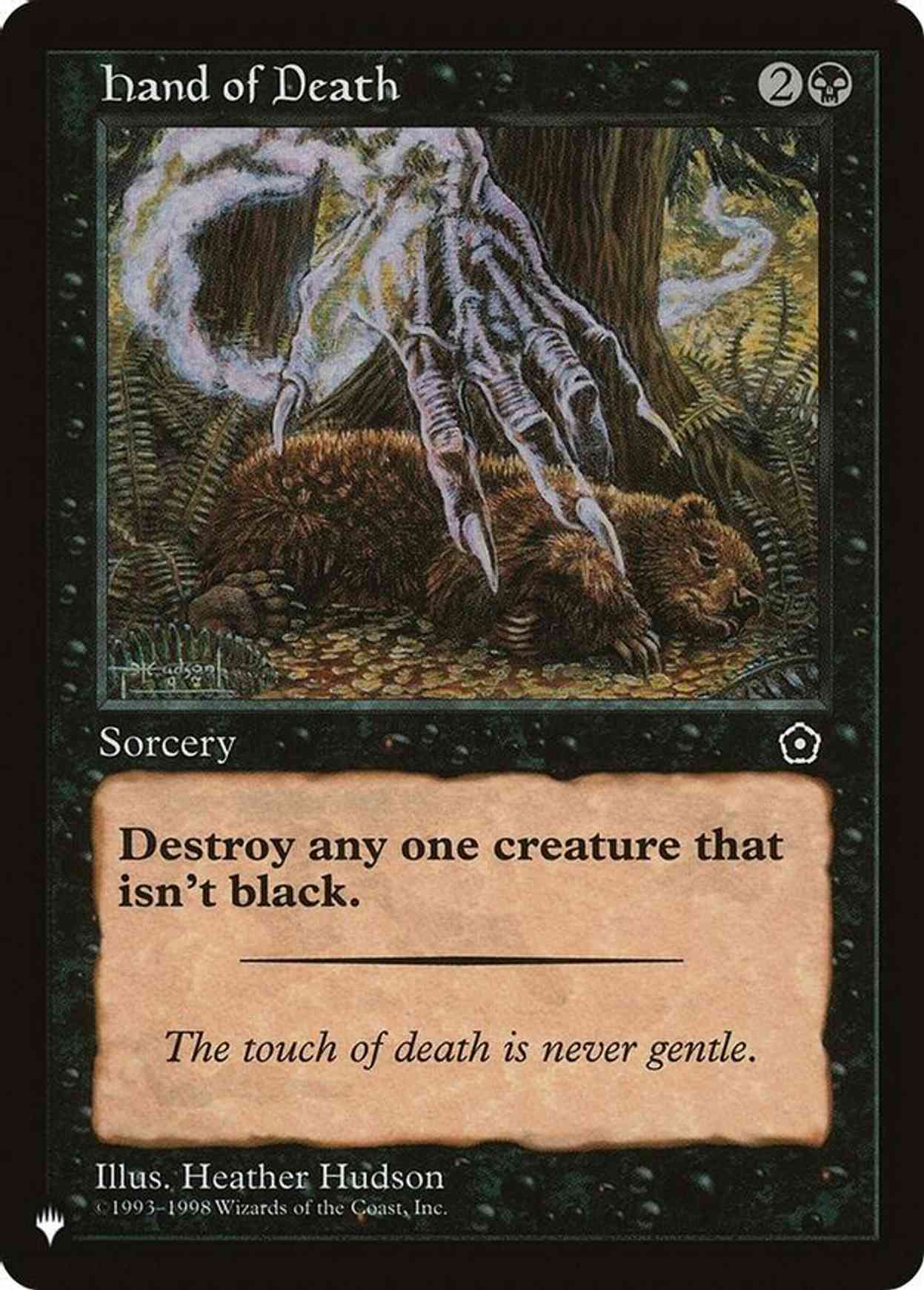 Hand of Death magic card front