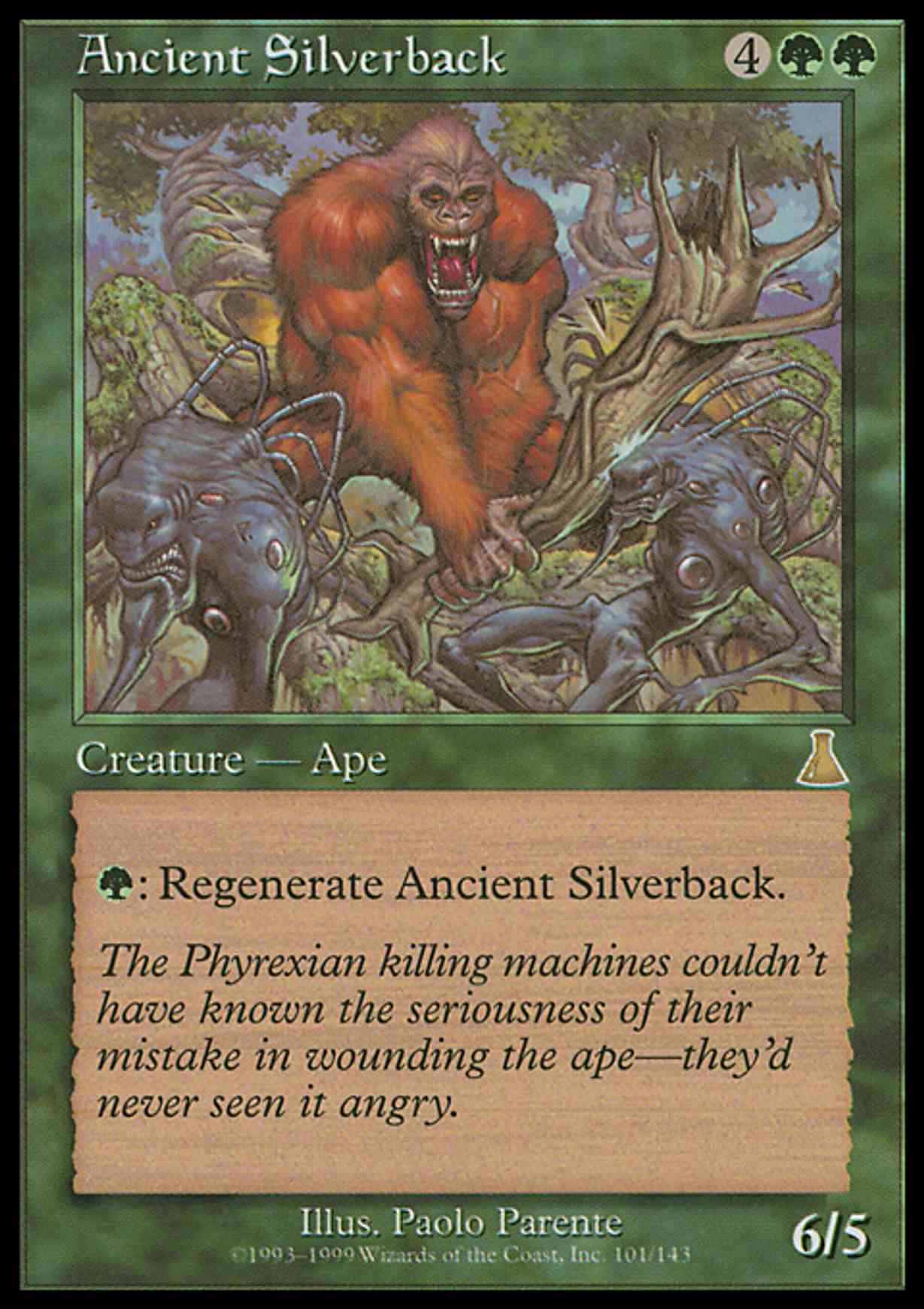 Ancient Silverback magic card front