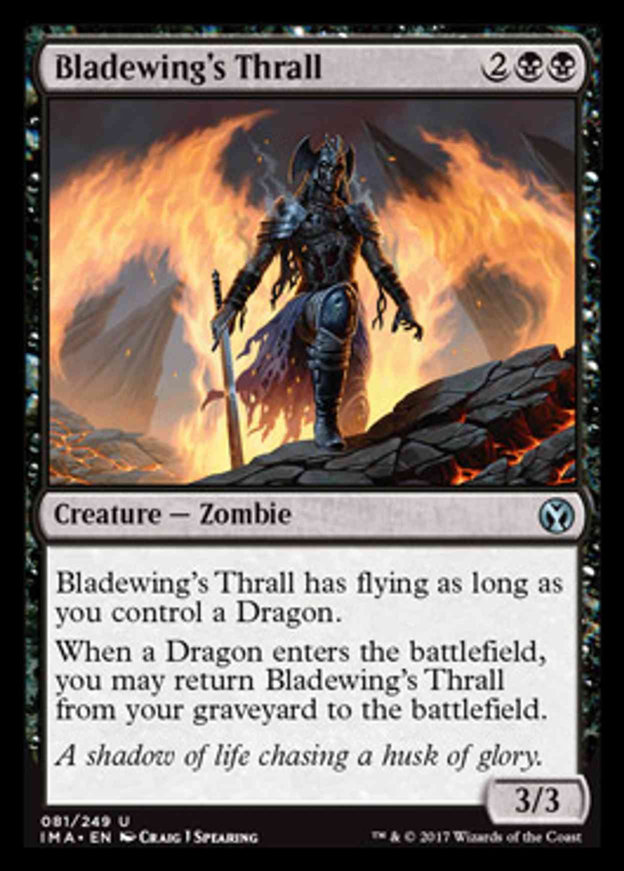 Bladewing's Thrall magic card front