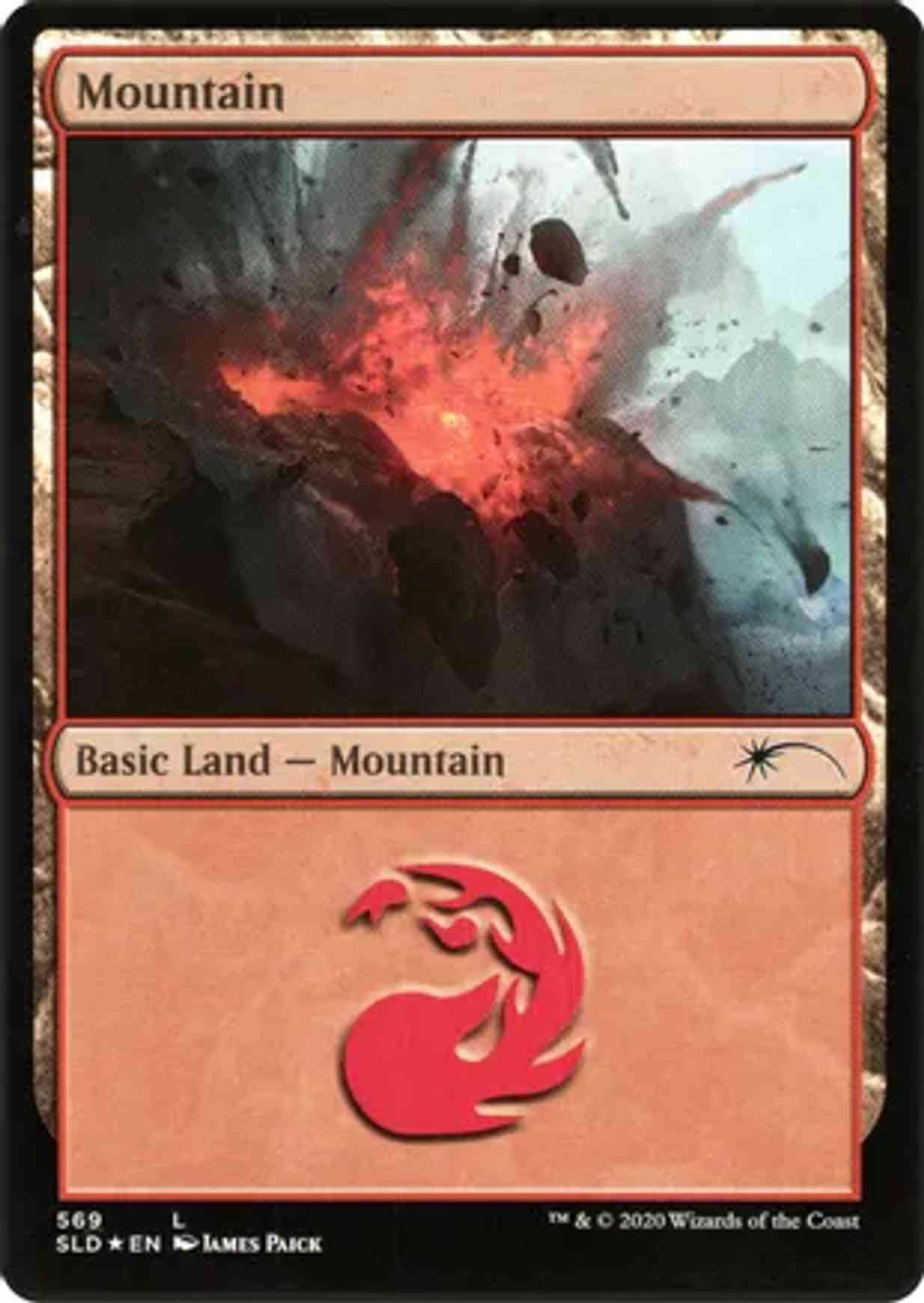 Mountain (569) magic card front