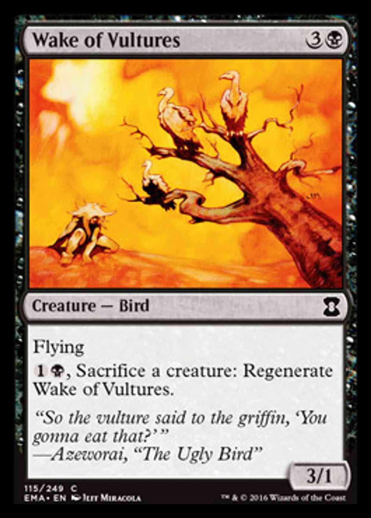 Wake of Vultures magic card front
