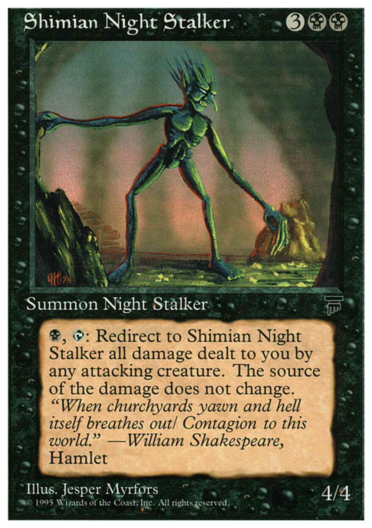 Shimian Night Stalker magic card front