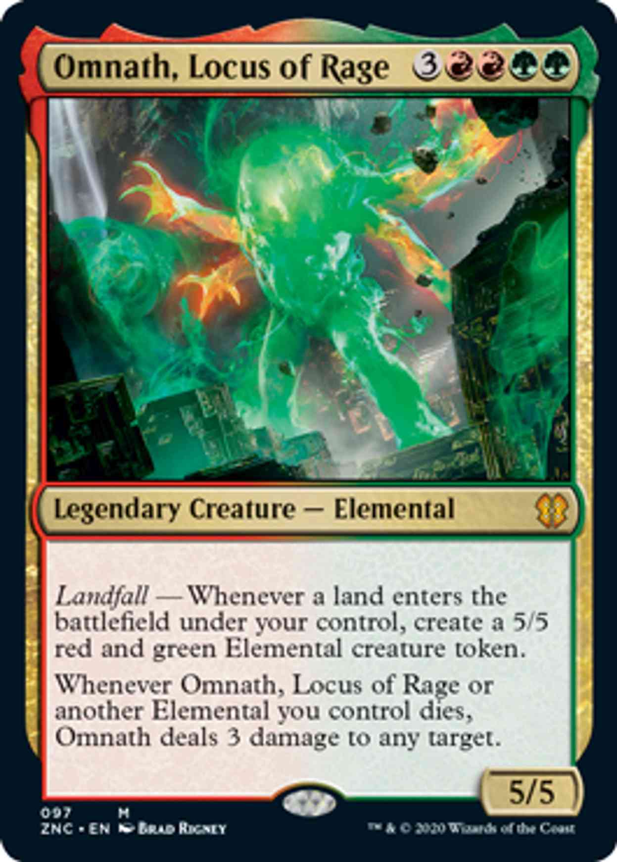 Omnath, Locus of Rage magic card front