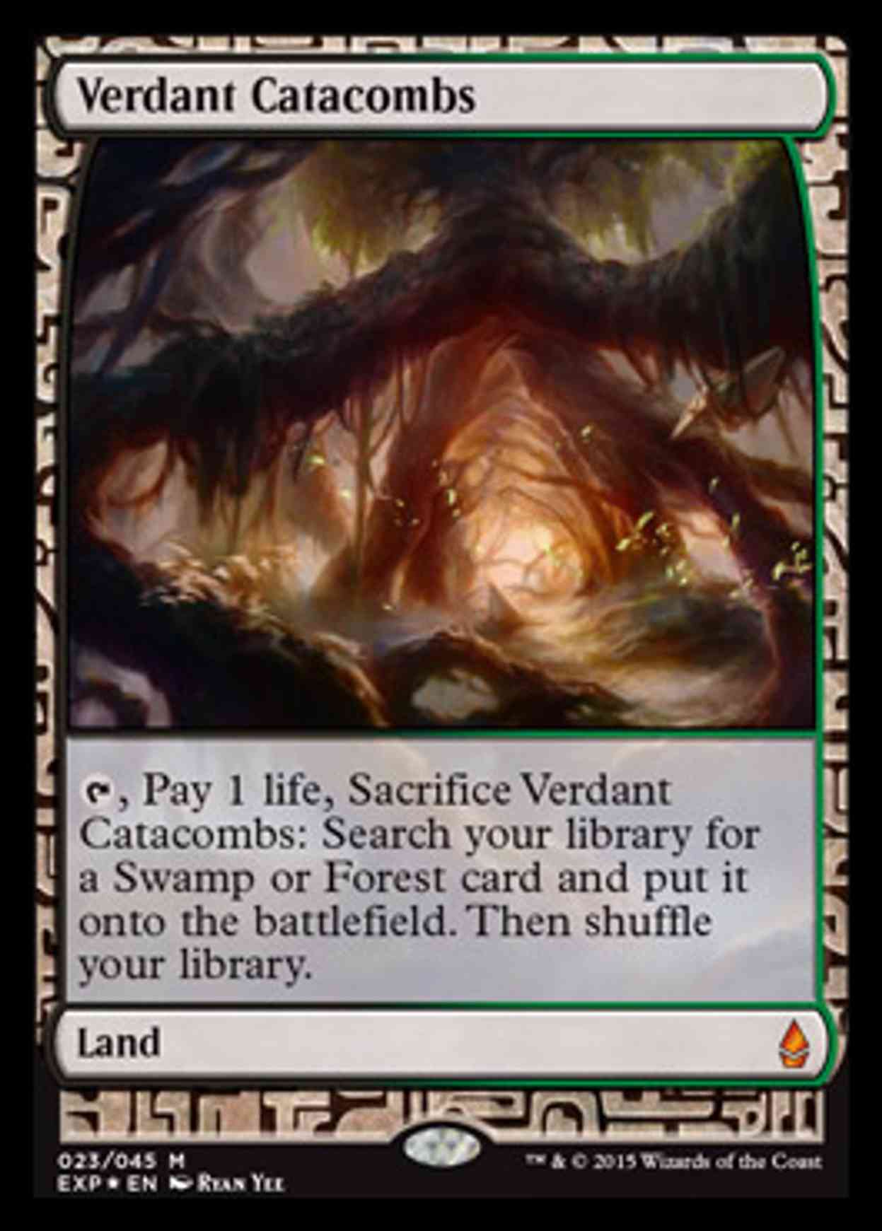 Verdant Catacombs magic card front