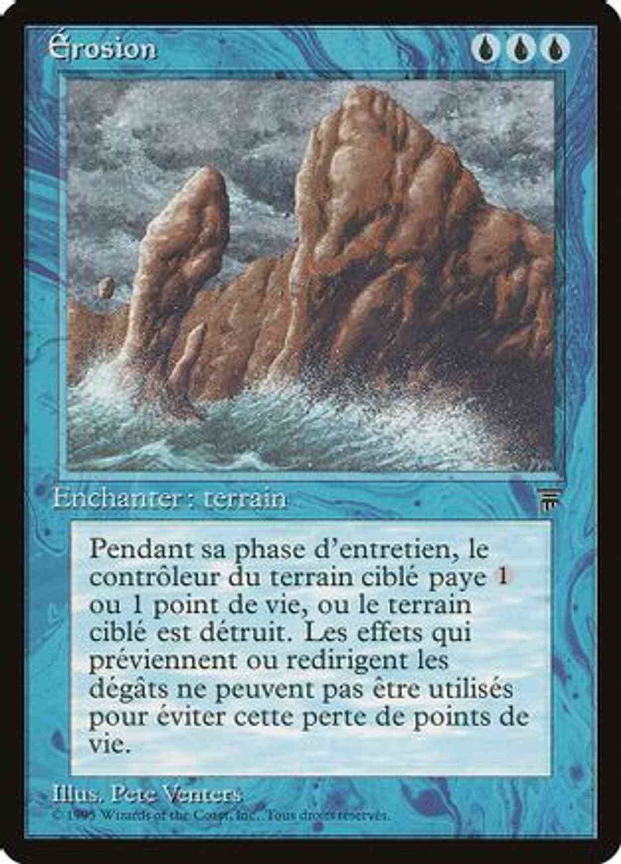 Erosion (French) magic card front