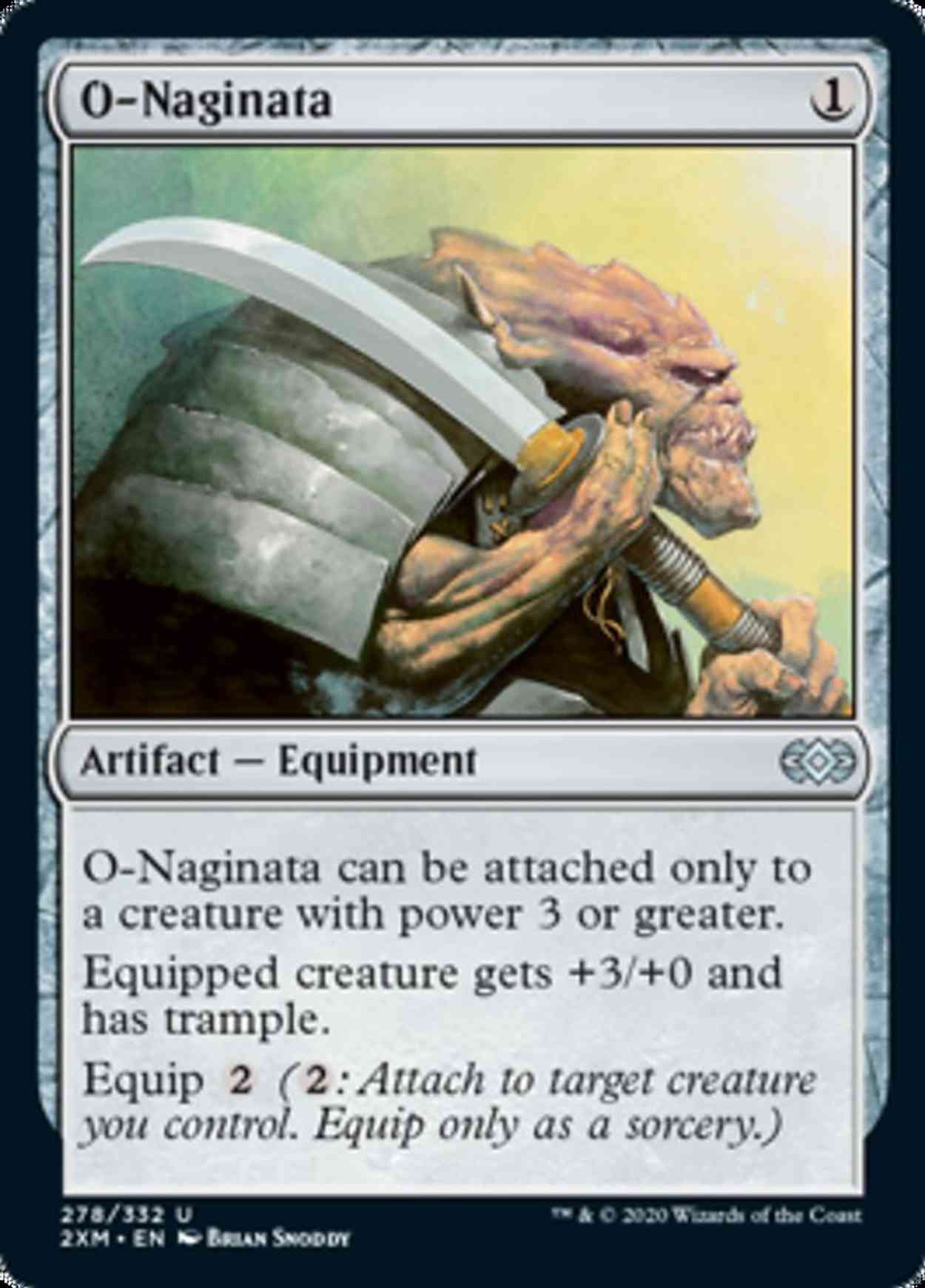 O-Naginata magic card front