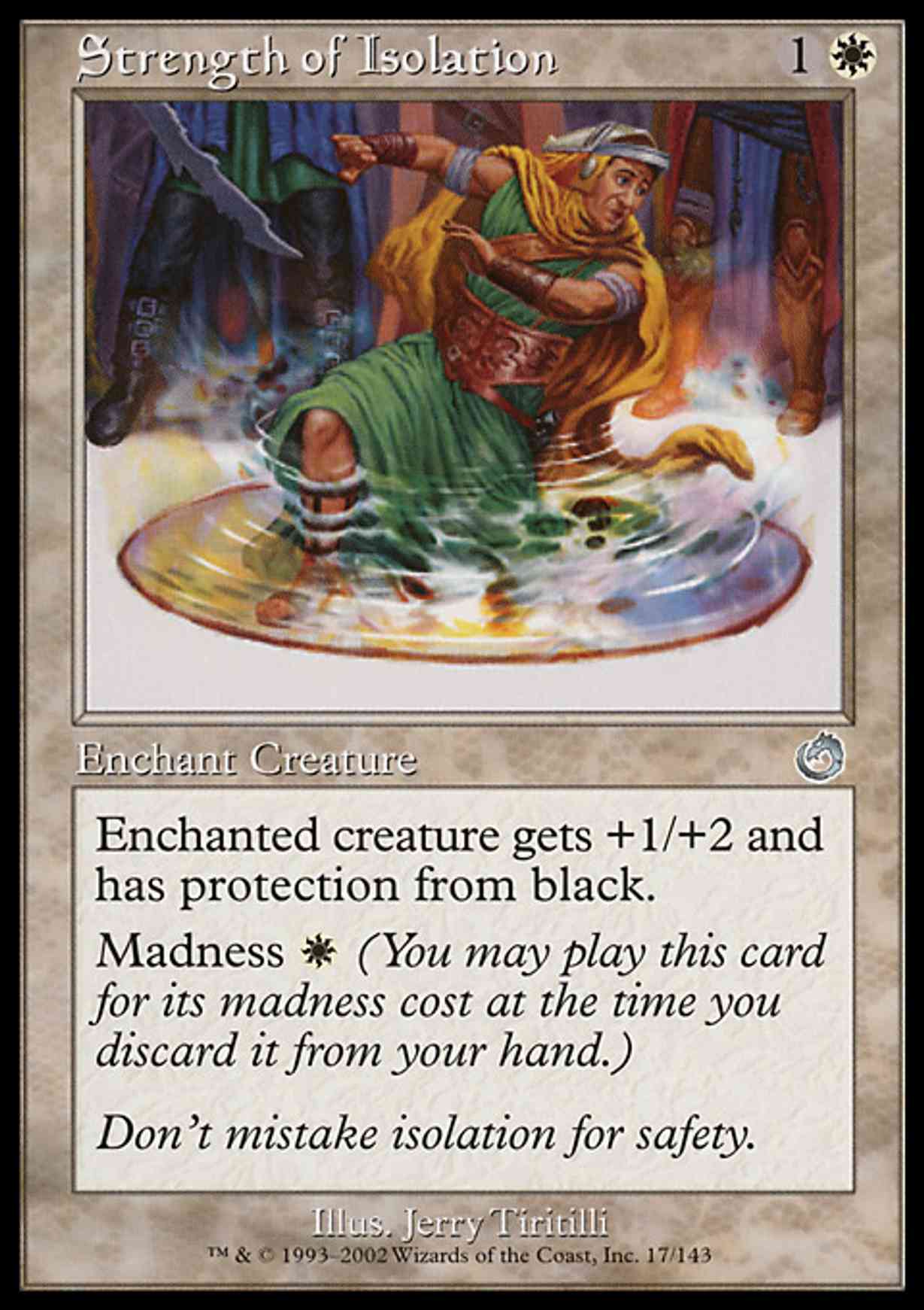 Strength of Isolation magic card front