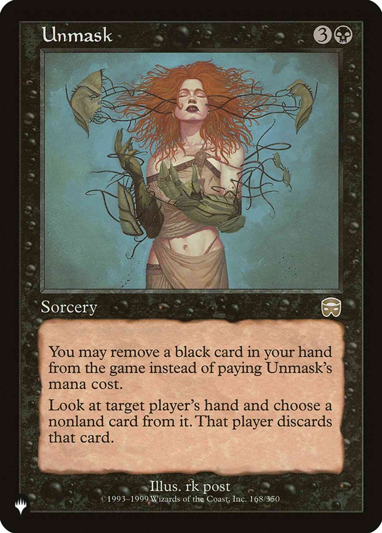 Unmask magic card front