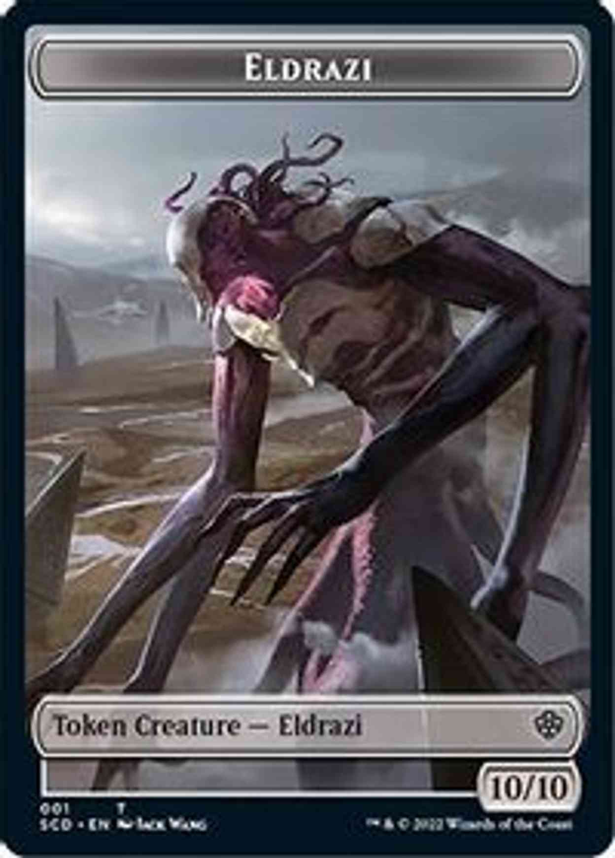 Eldrazi // Soldier Double-sided Token magic card front