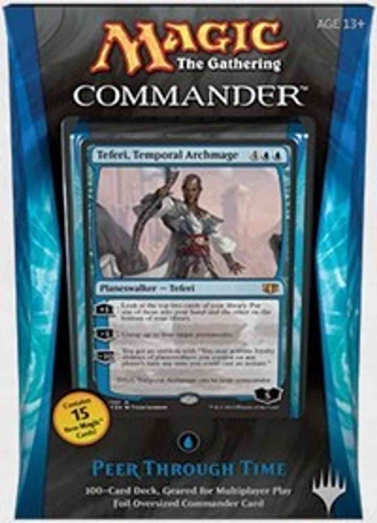 Commander 2014 - Peer Through Time (Blue) magic card front