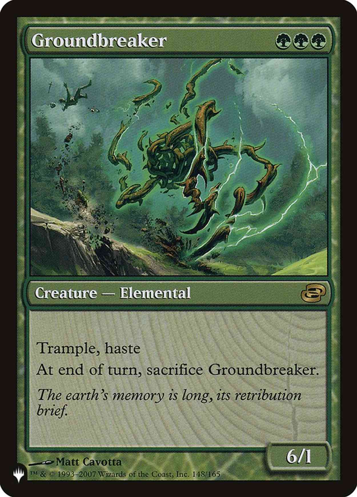 Groundbreaker magic card front