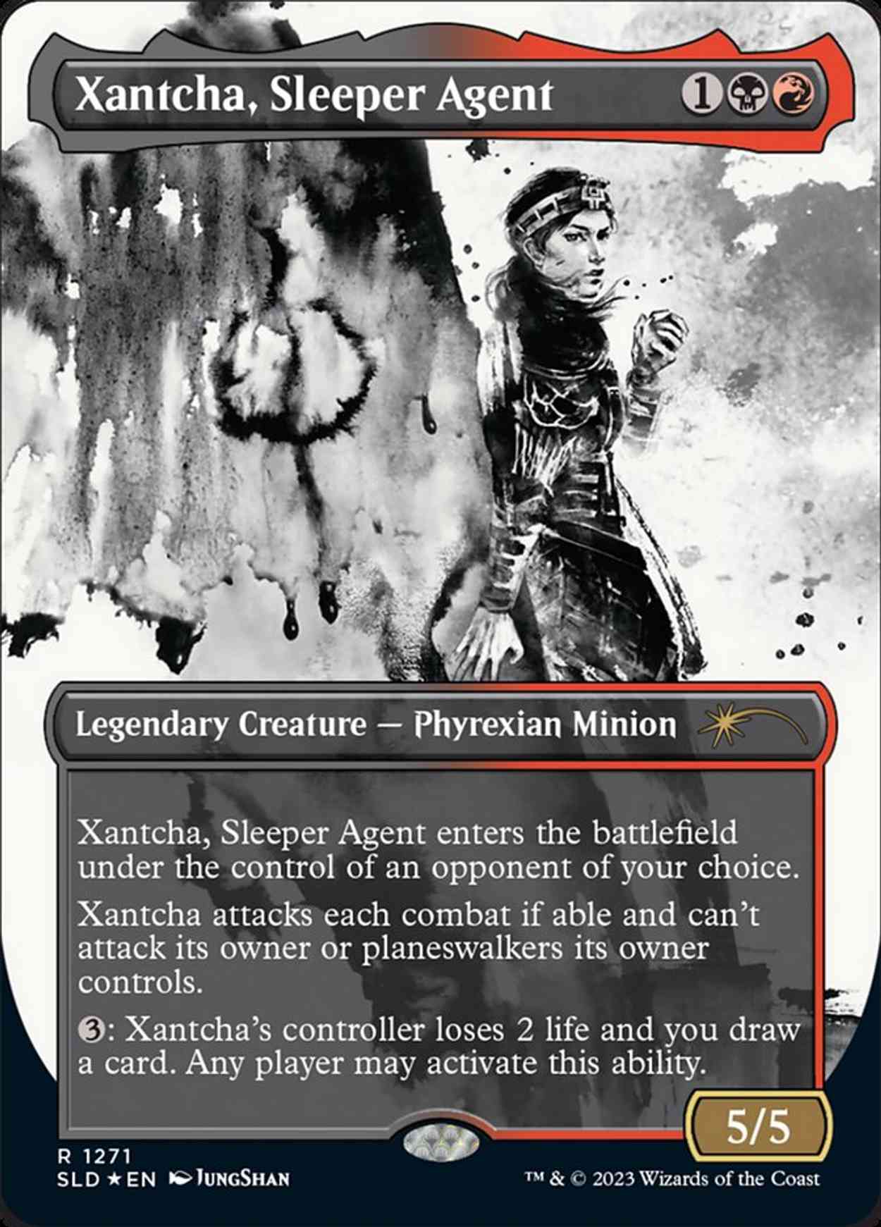 Xantcha, Sleeper Agent (Halo Foil) magic card front