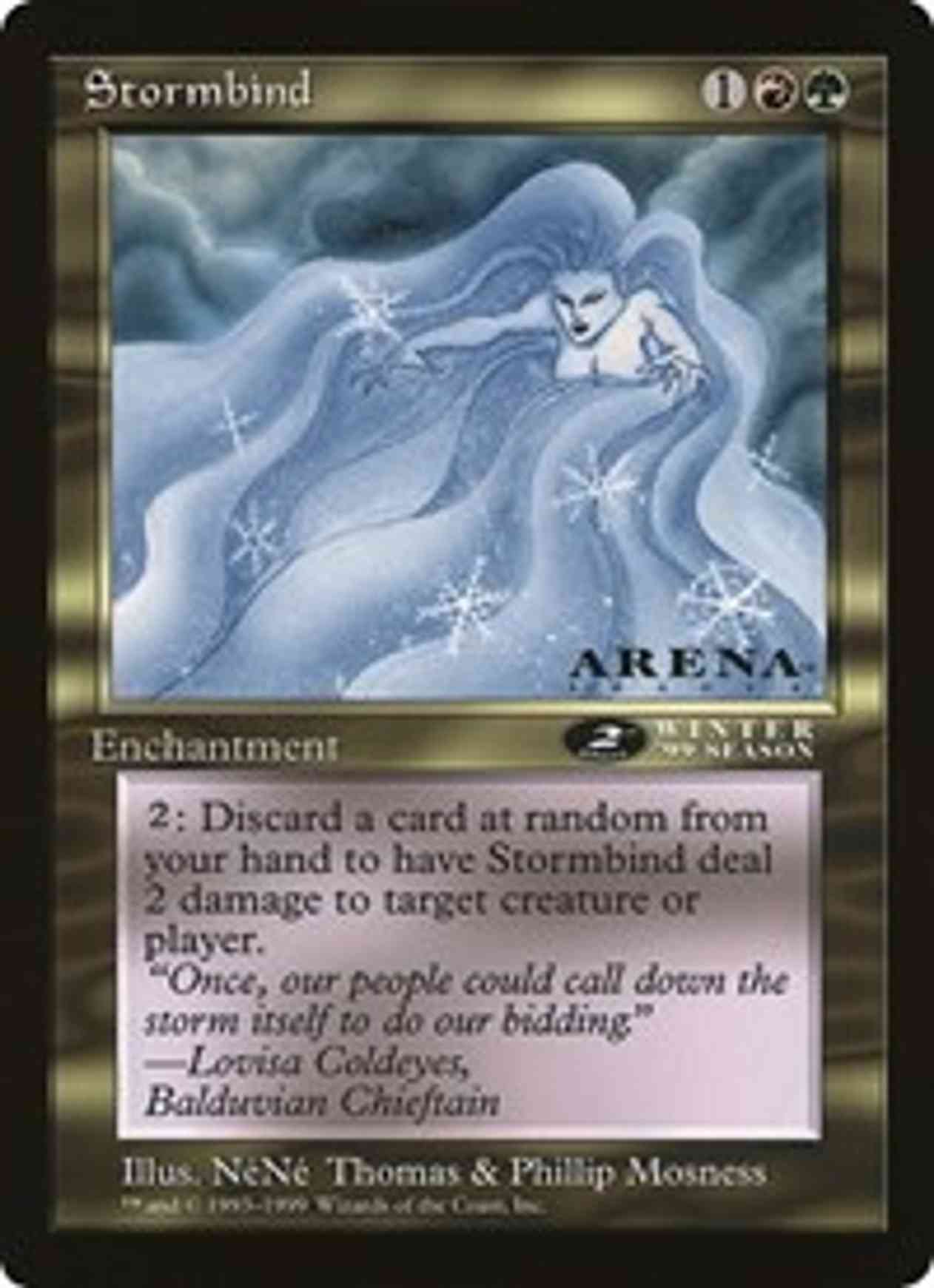 Stormbind (Oversized) magic card front