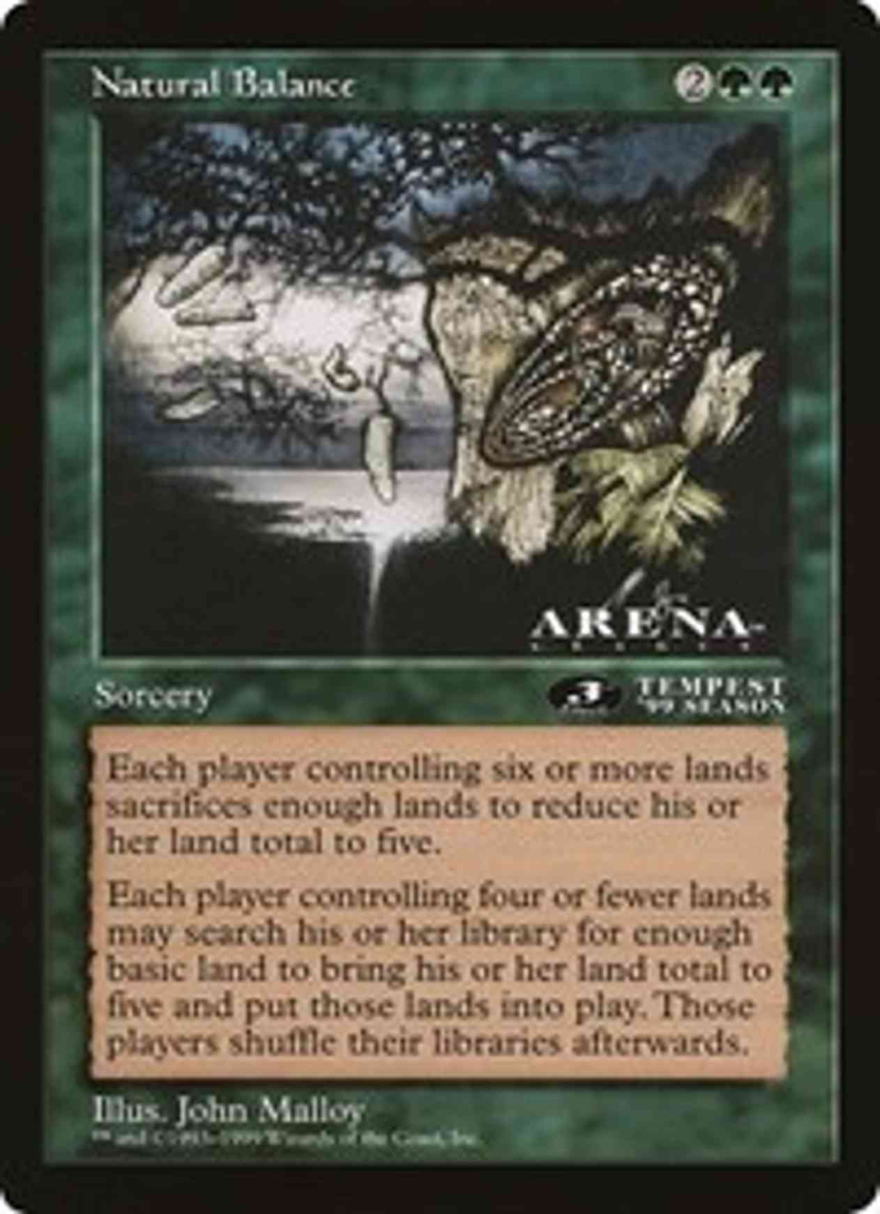 Natural Balance (3rd Place) (Oversized) magic card front