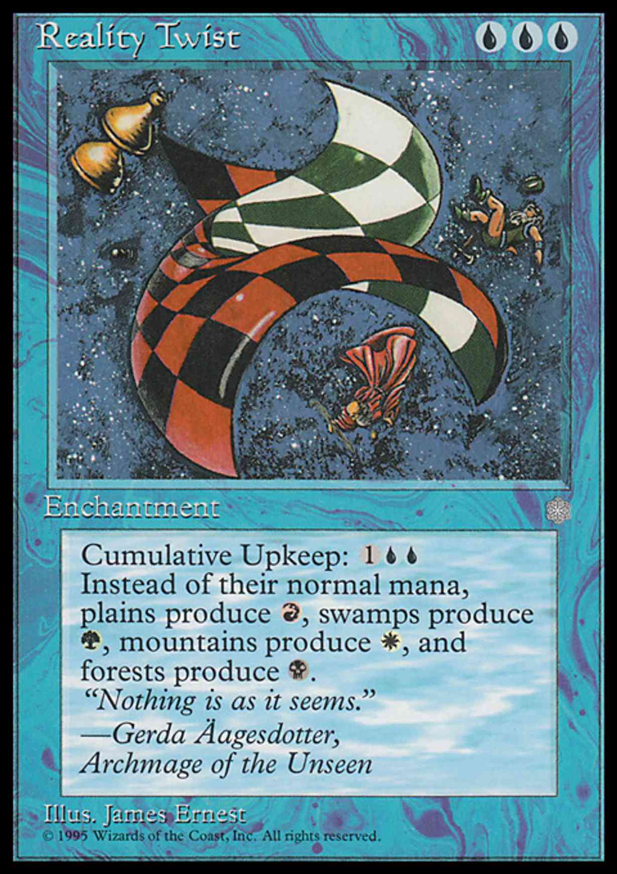 Reality Twist magic card front