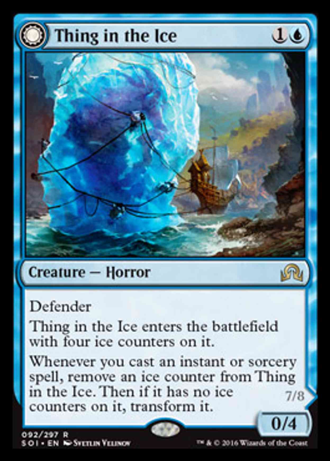 Thing in the Ice magic card front