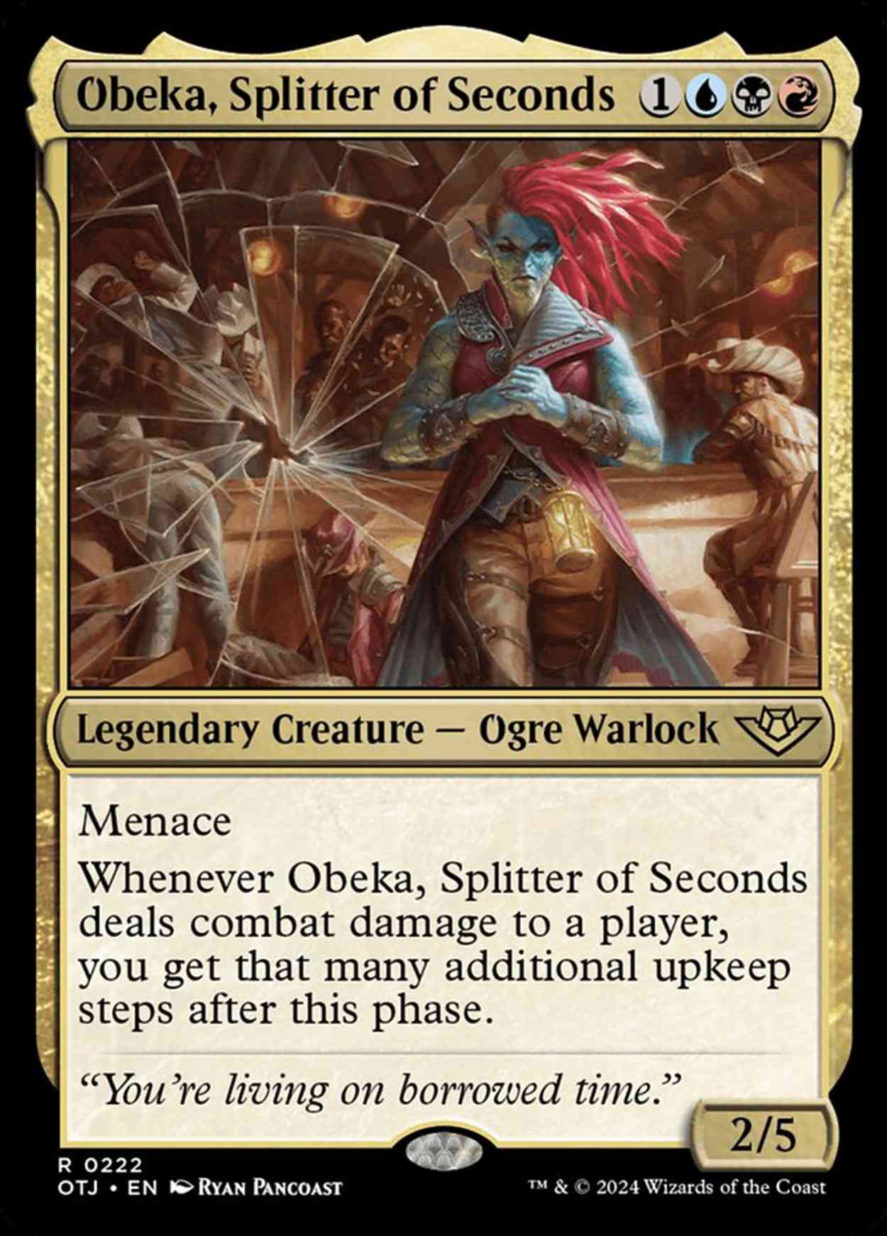 Obeka, Splitter of Seconds magic card front