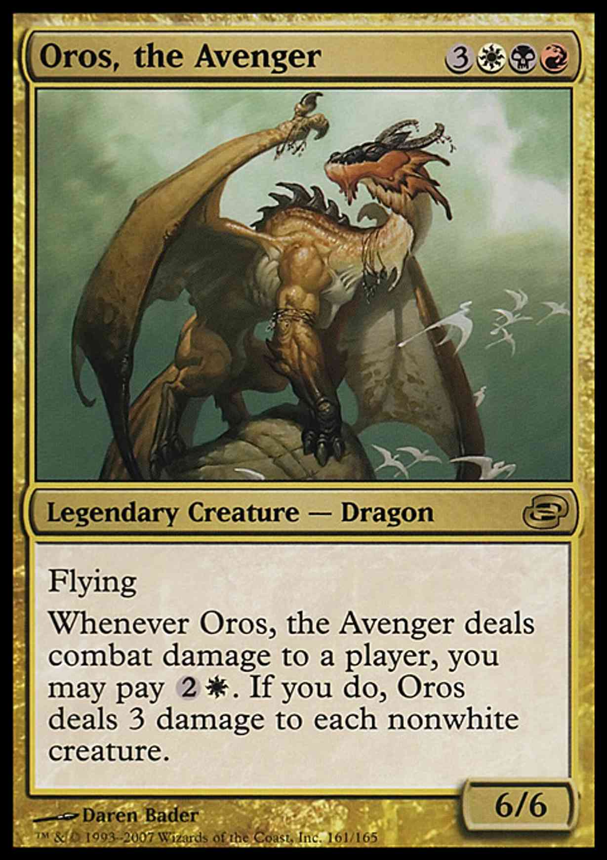 Oros, the Avenger magic card front