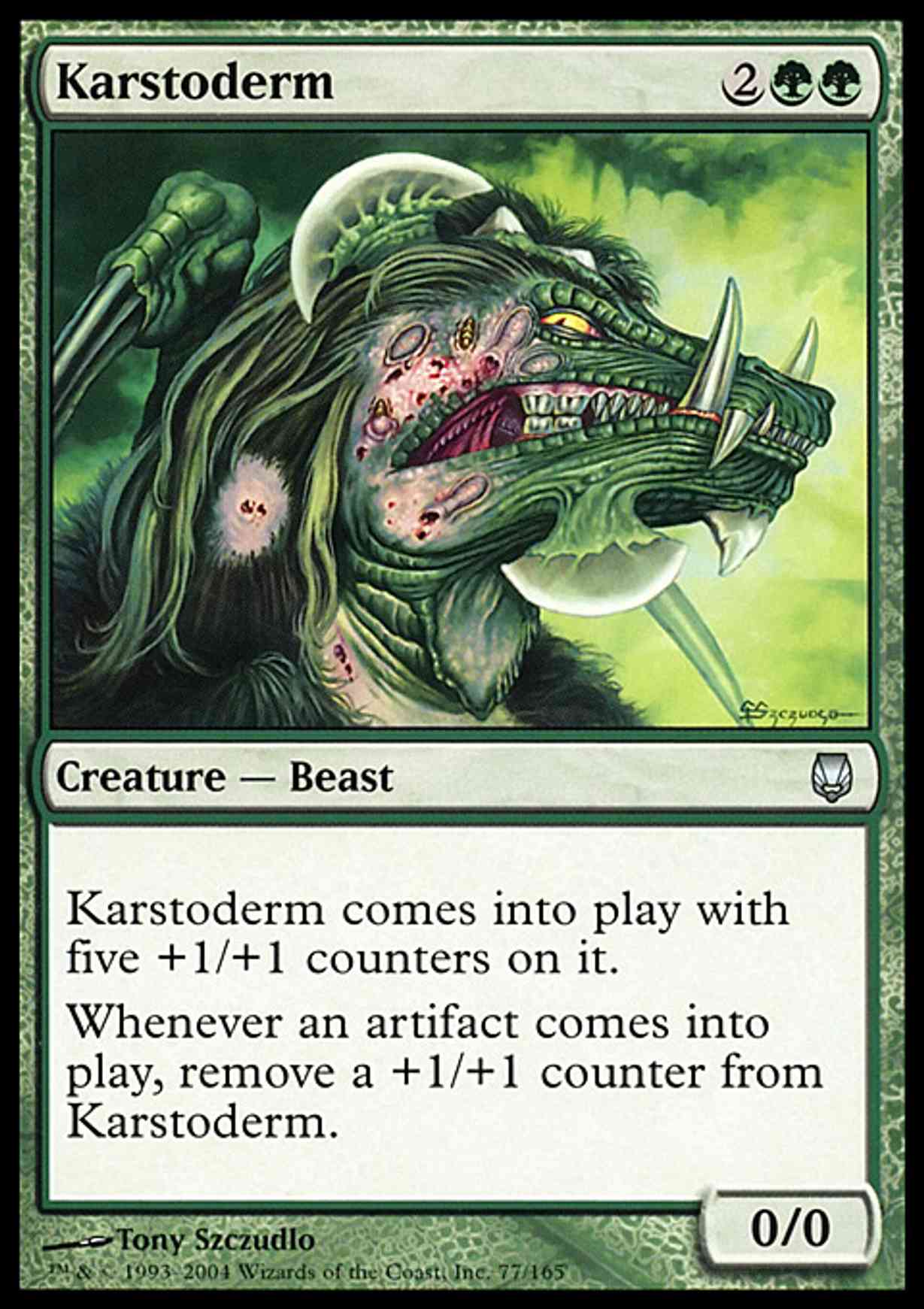 Karstoderm magic card front
