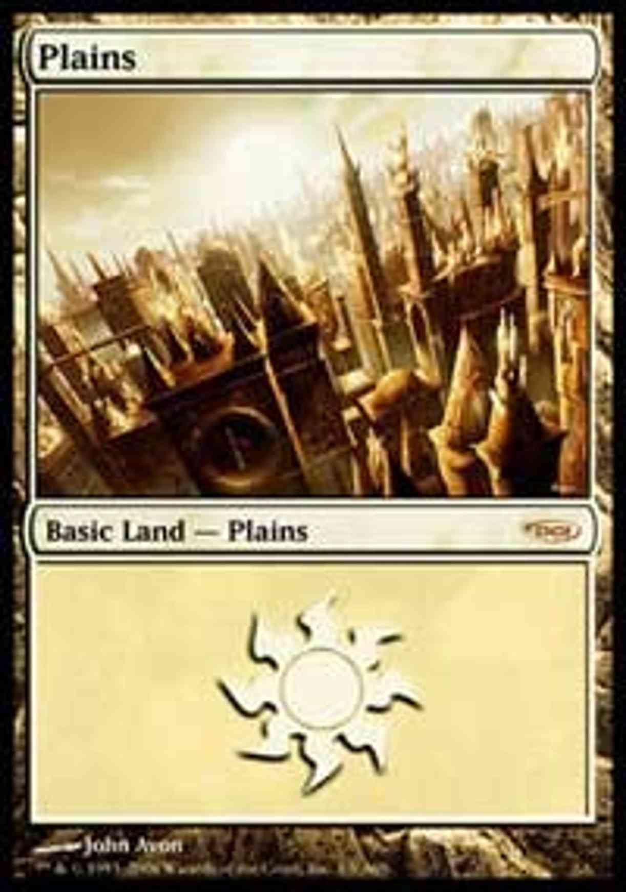 Plains (2006) magic card front