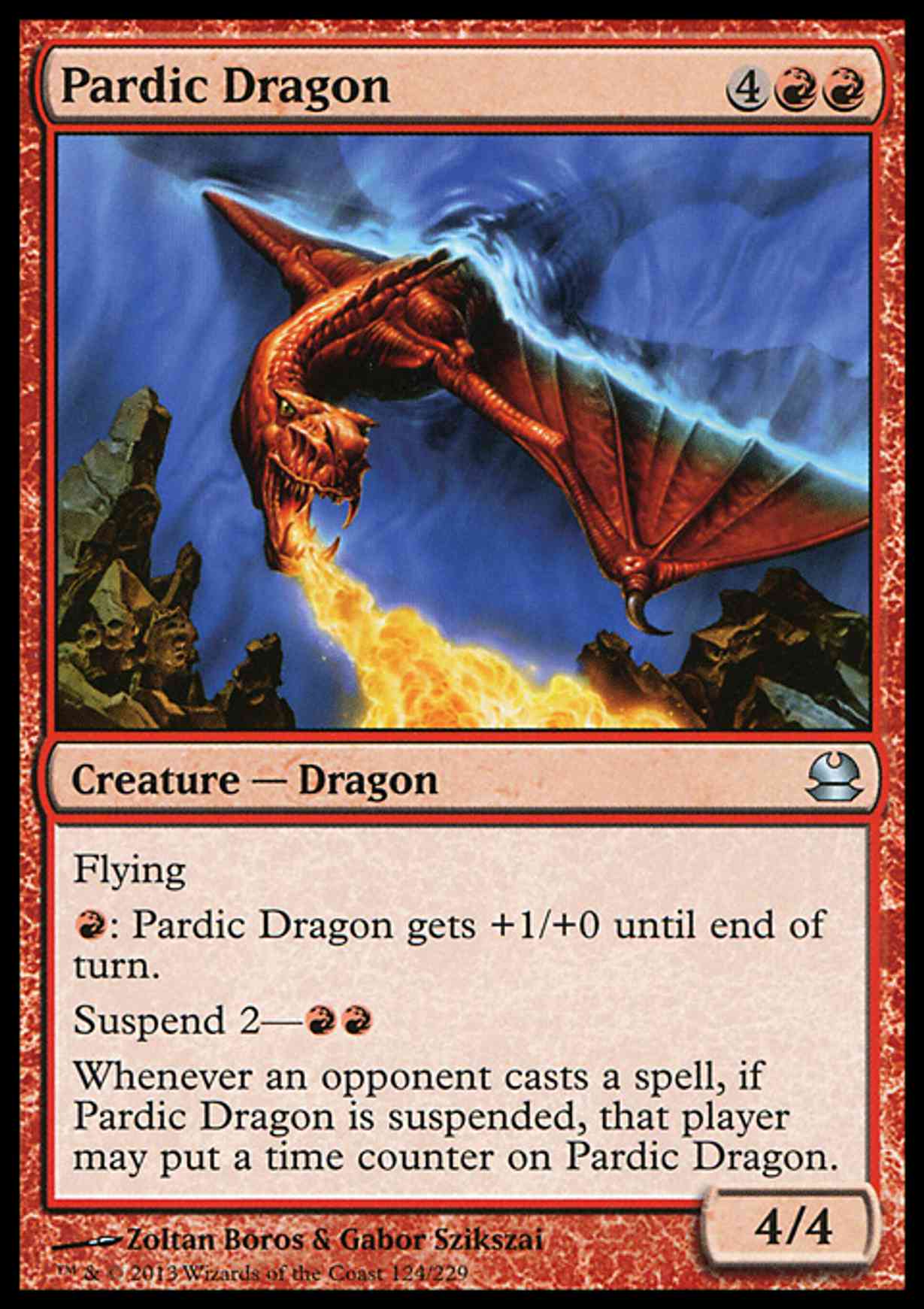 Pardic Dragon magic card front