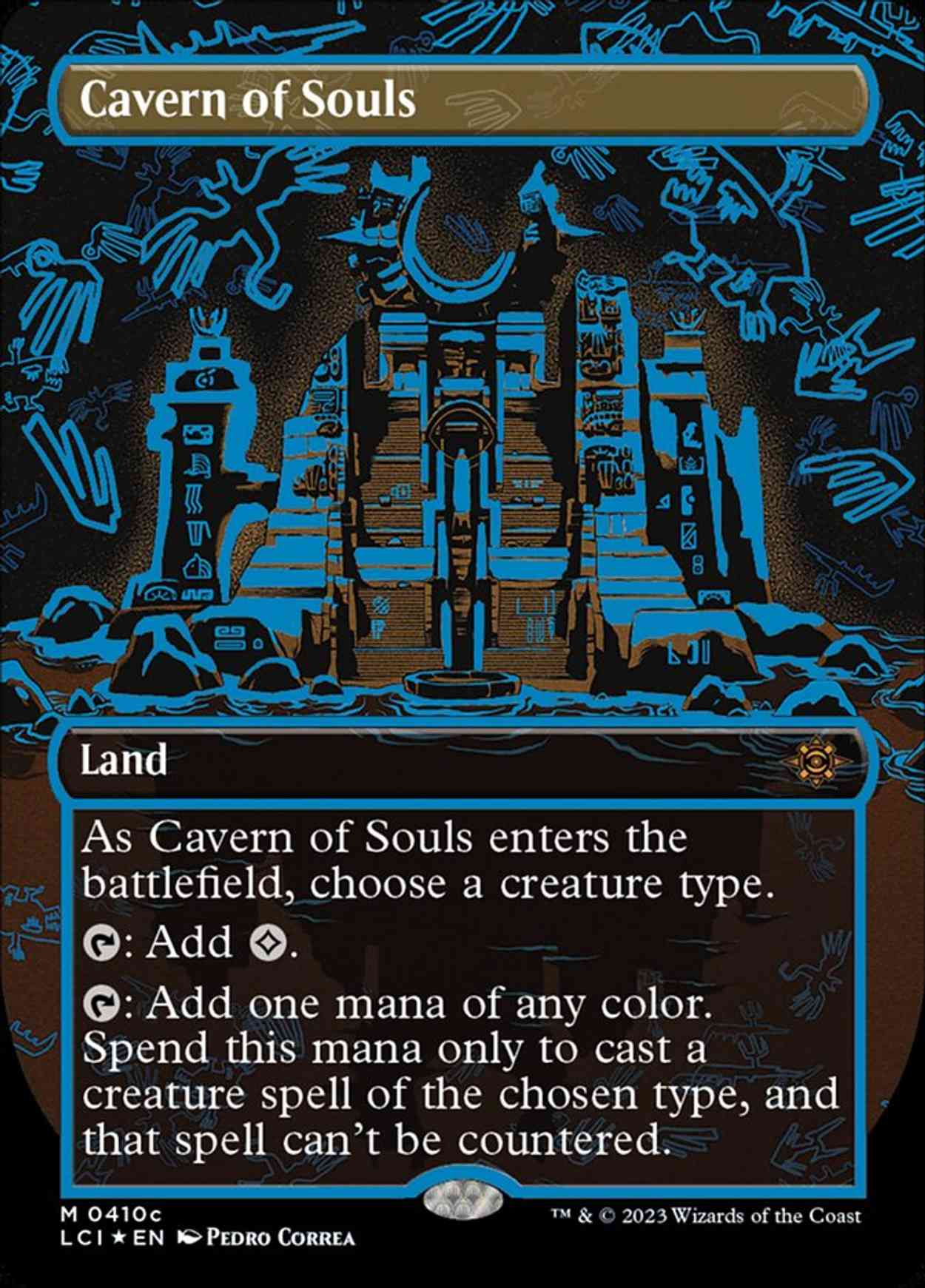 Cavern of Souls (0410c) (Borderless) magic card front
