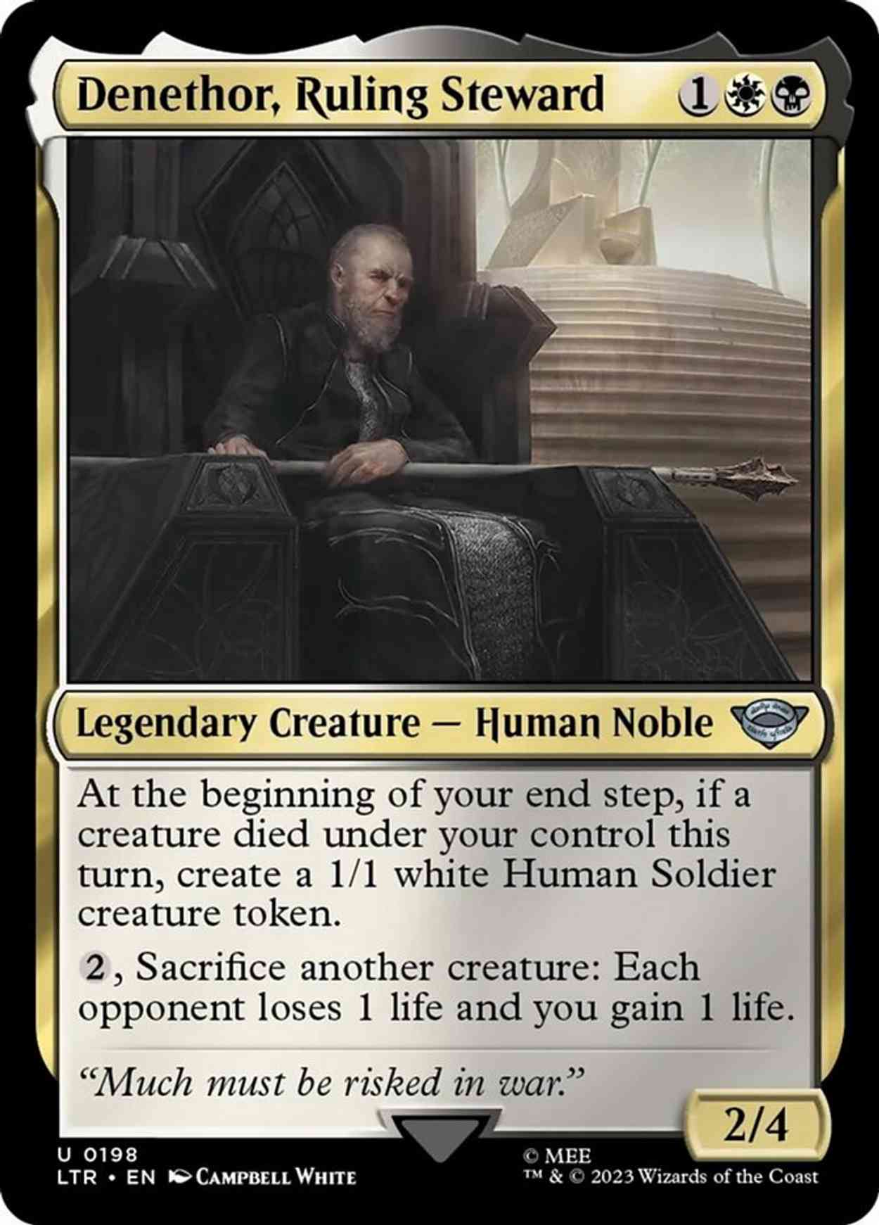 Denethor, Ruling Steward magic card front