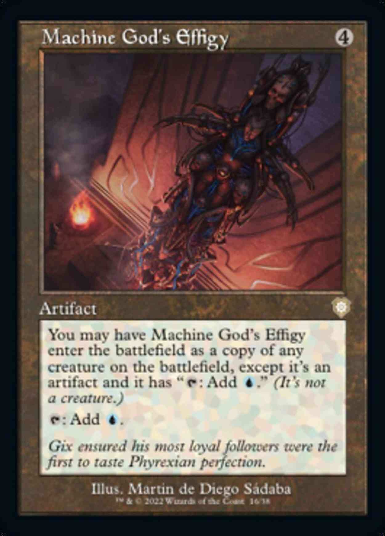Machine God's Effigy magic card front