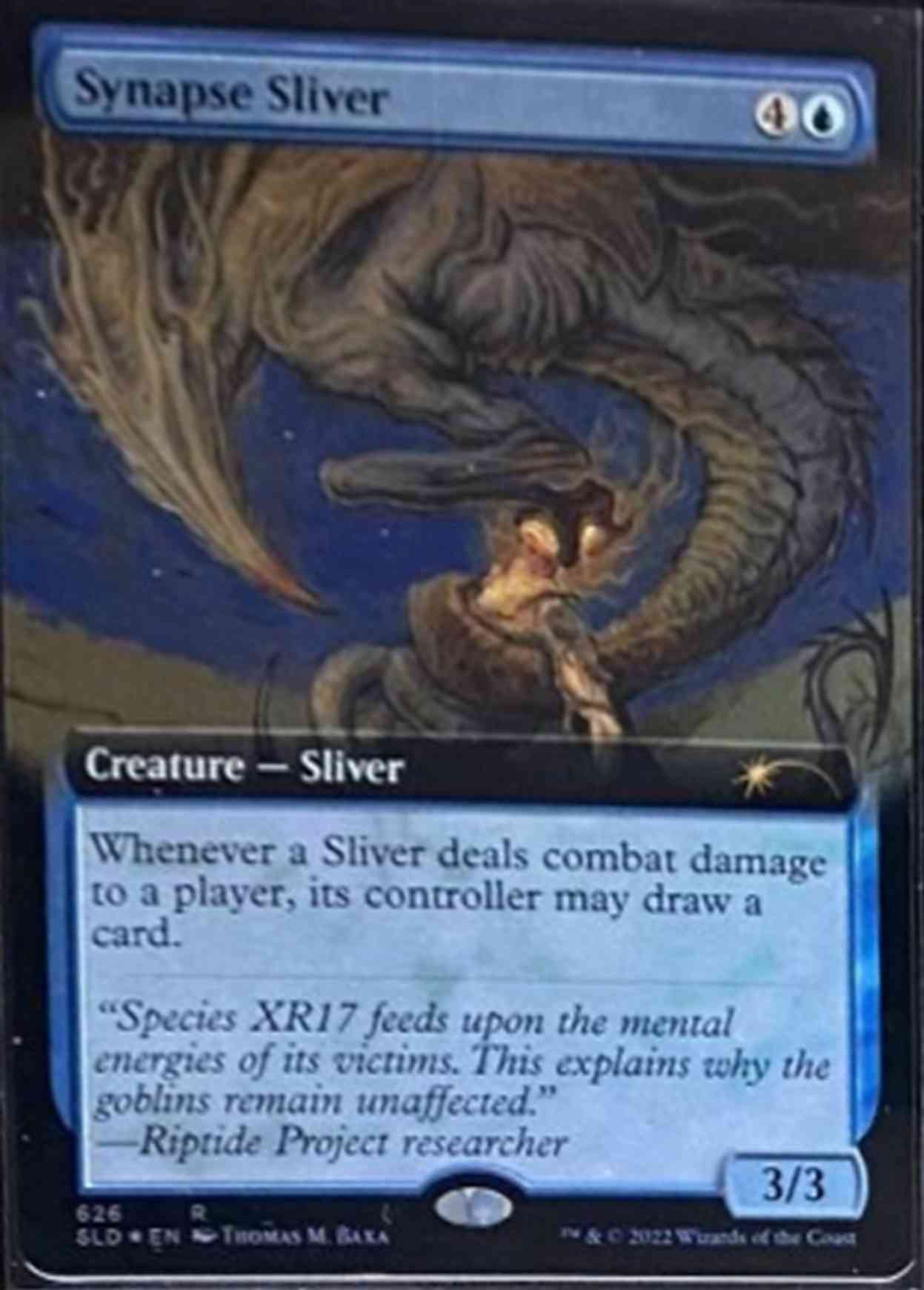 Synapse Sliver (Extended Art) magic card front