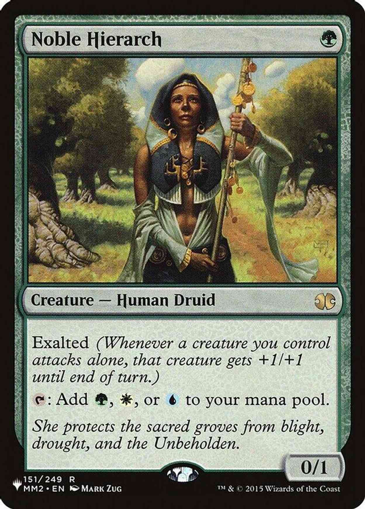 Noble Hierarch magic card front