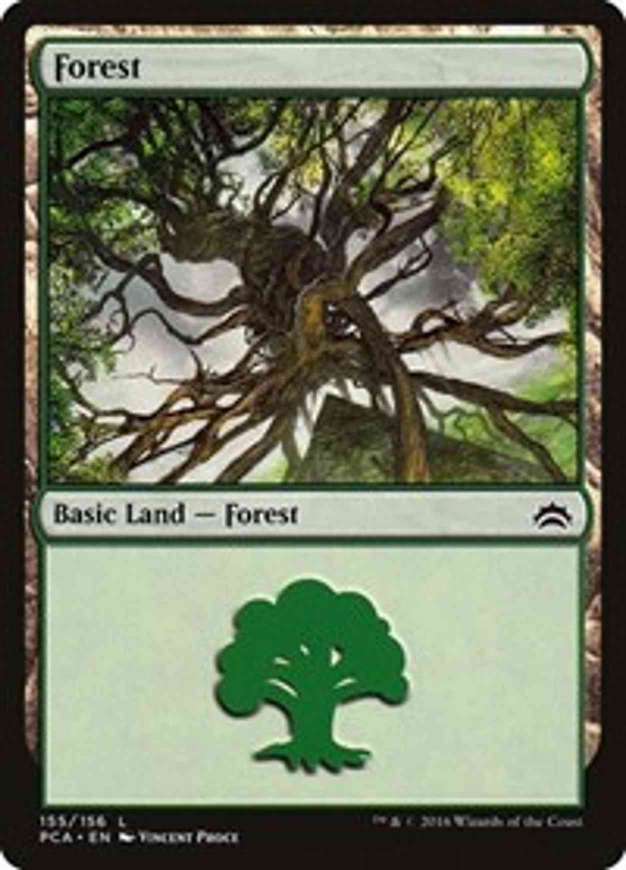 Forest (155) magic card front