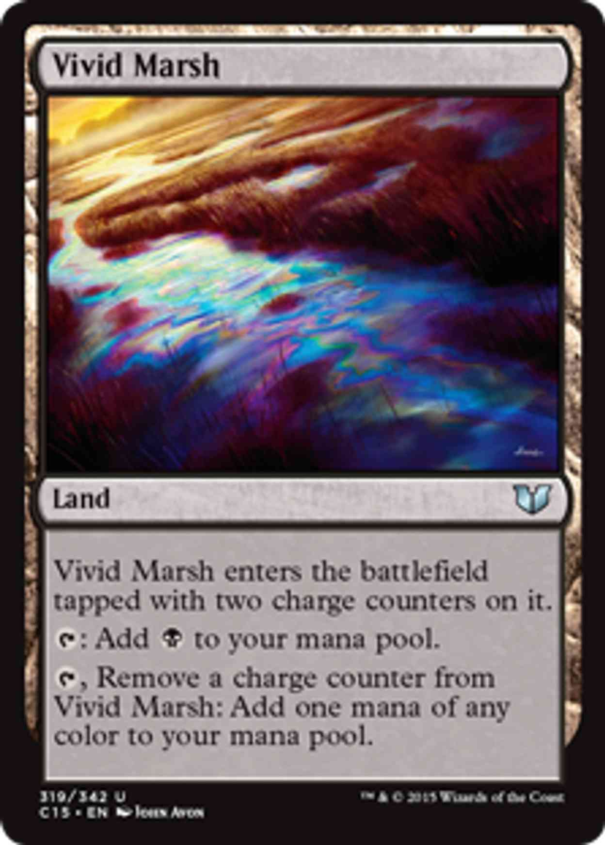 Vivid Marsh magic card front