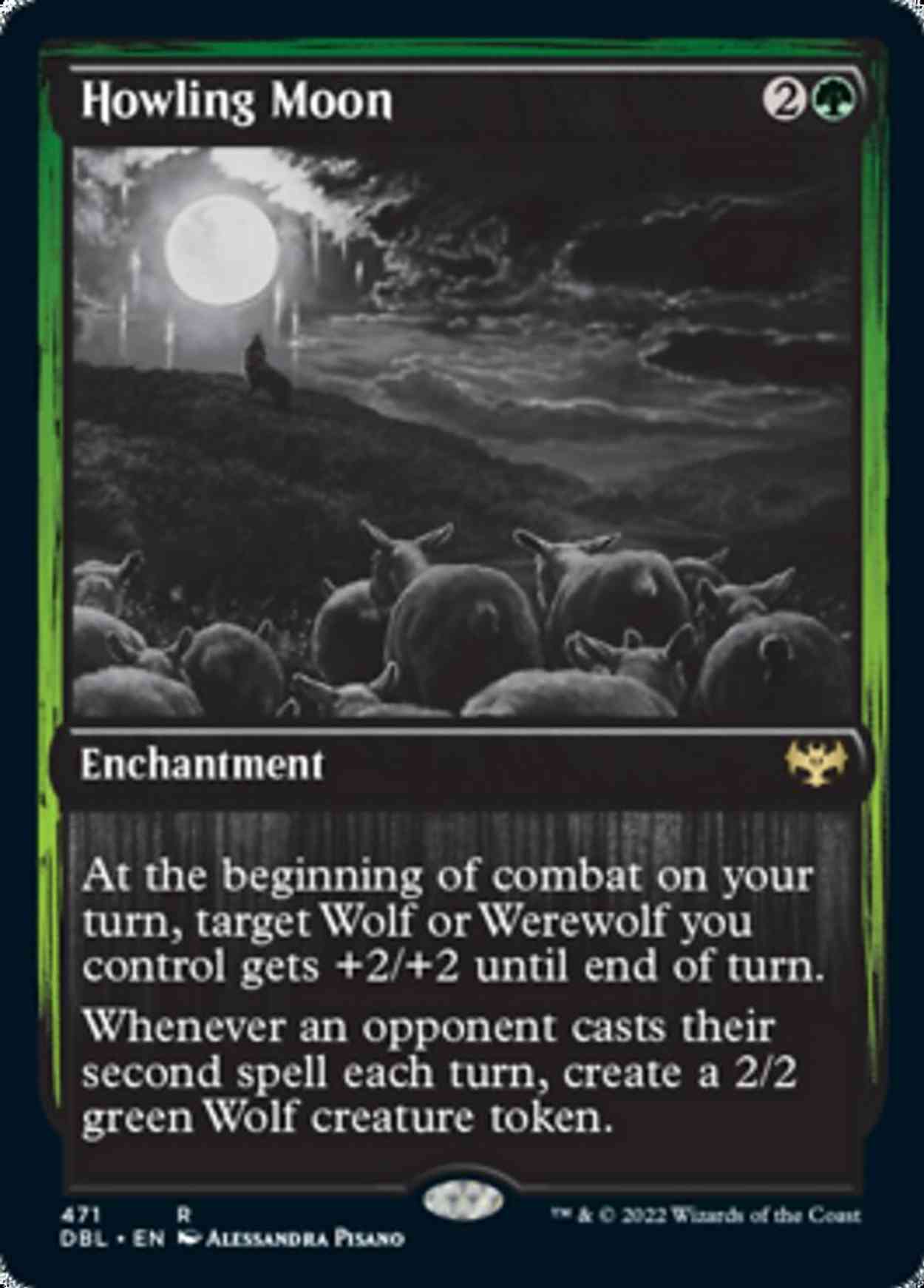 Howling Moon magic card front