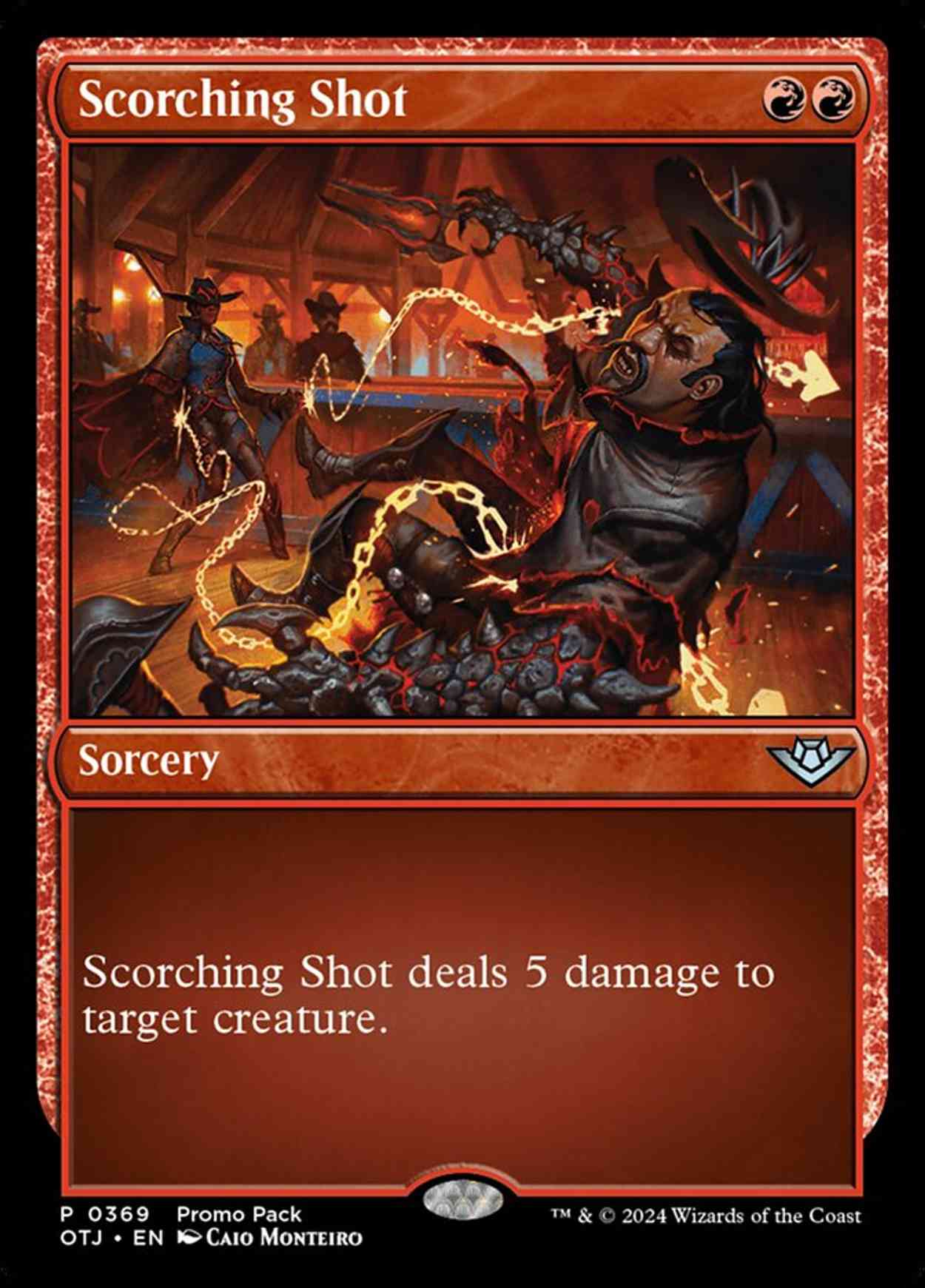 Scorching Shot magic card front