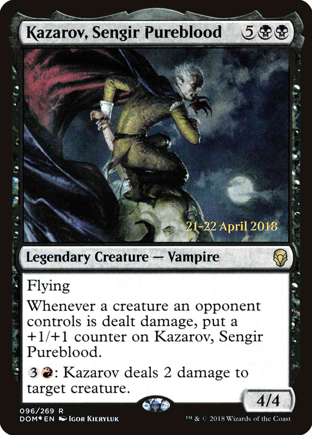 Kazarov, Sengir Pureblood magic card front