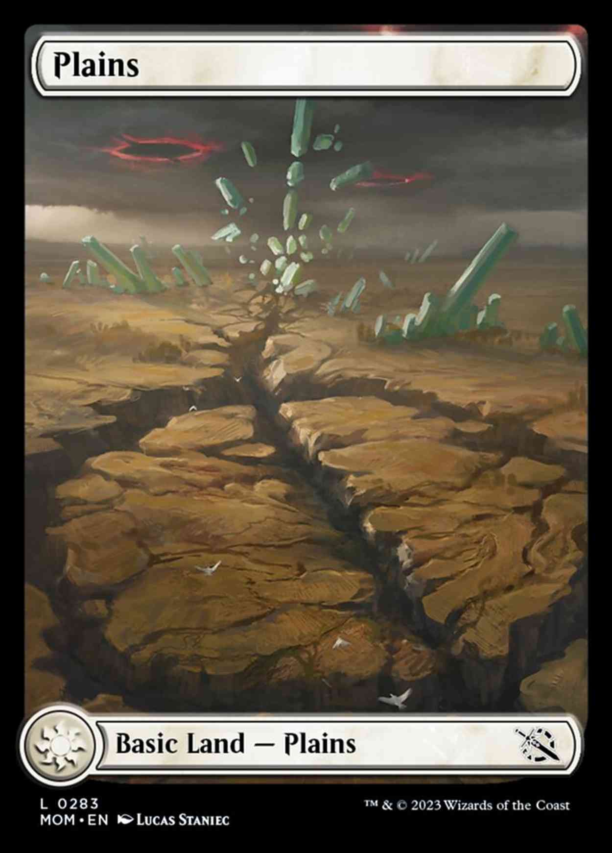 Plains (0283) magic card front